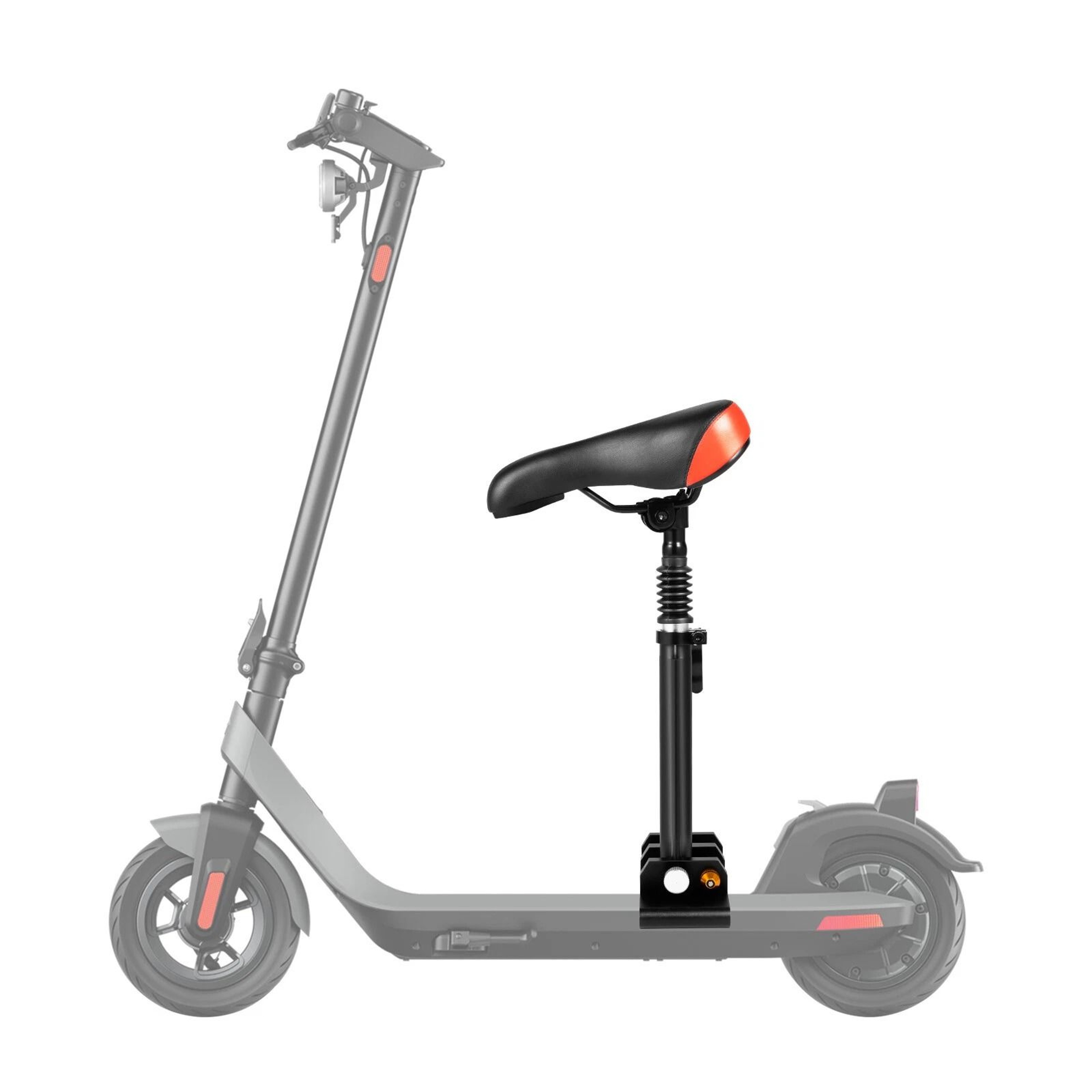 Universal Adjustable Scooter Seat Cushion With Aluminum Alloy Saddle  Rod Comfortable Ride Upgrade 3