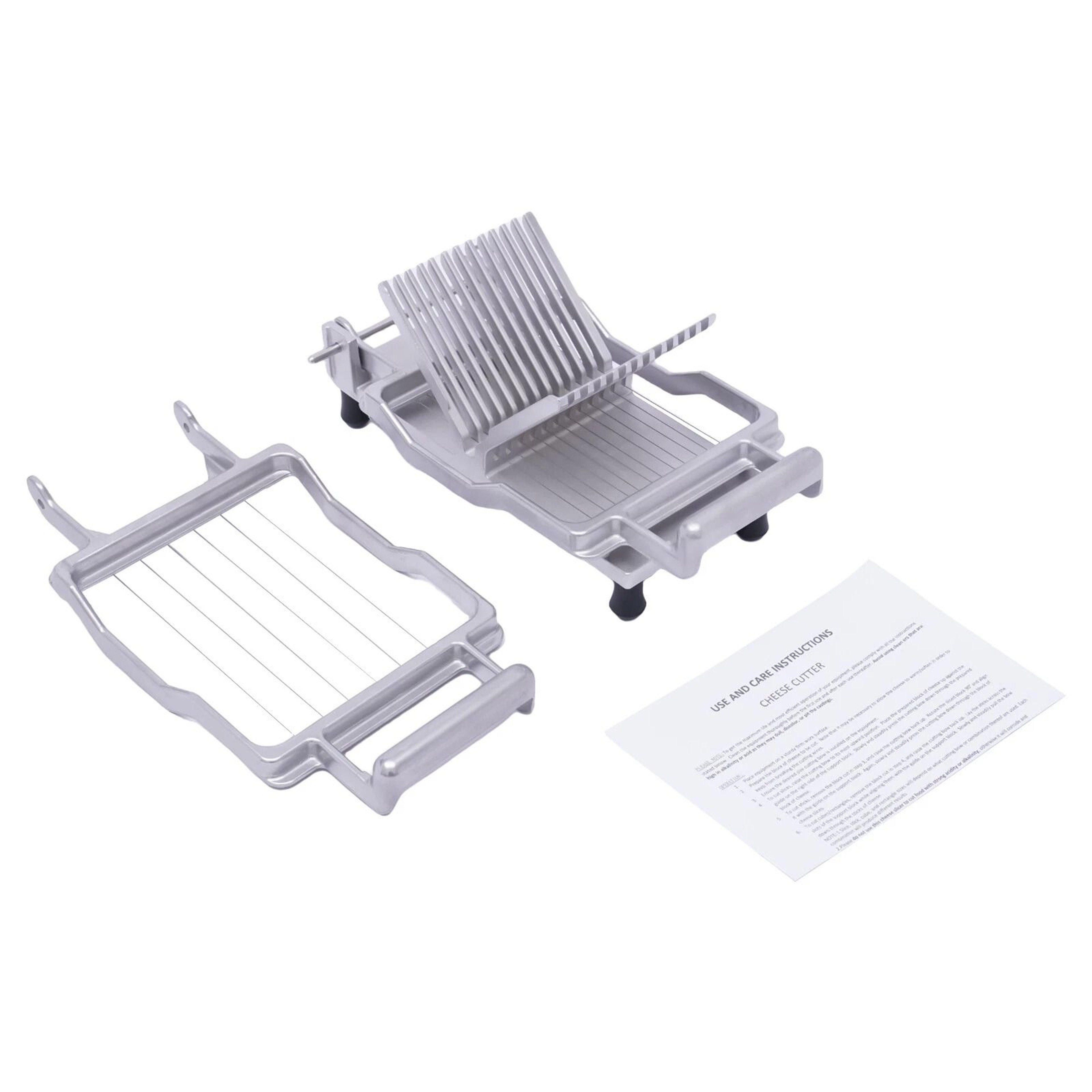 Commercial Stainless Steel Cheese Slicer Adjustable Wire Cheese Cutter For Precise Slices 16