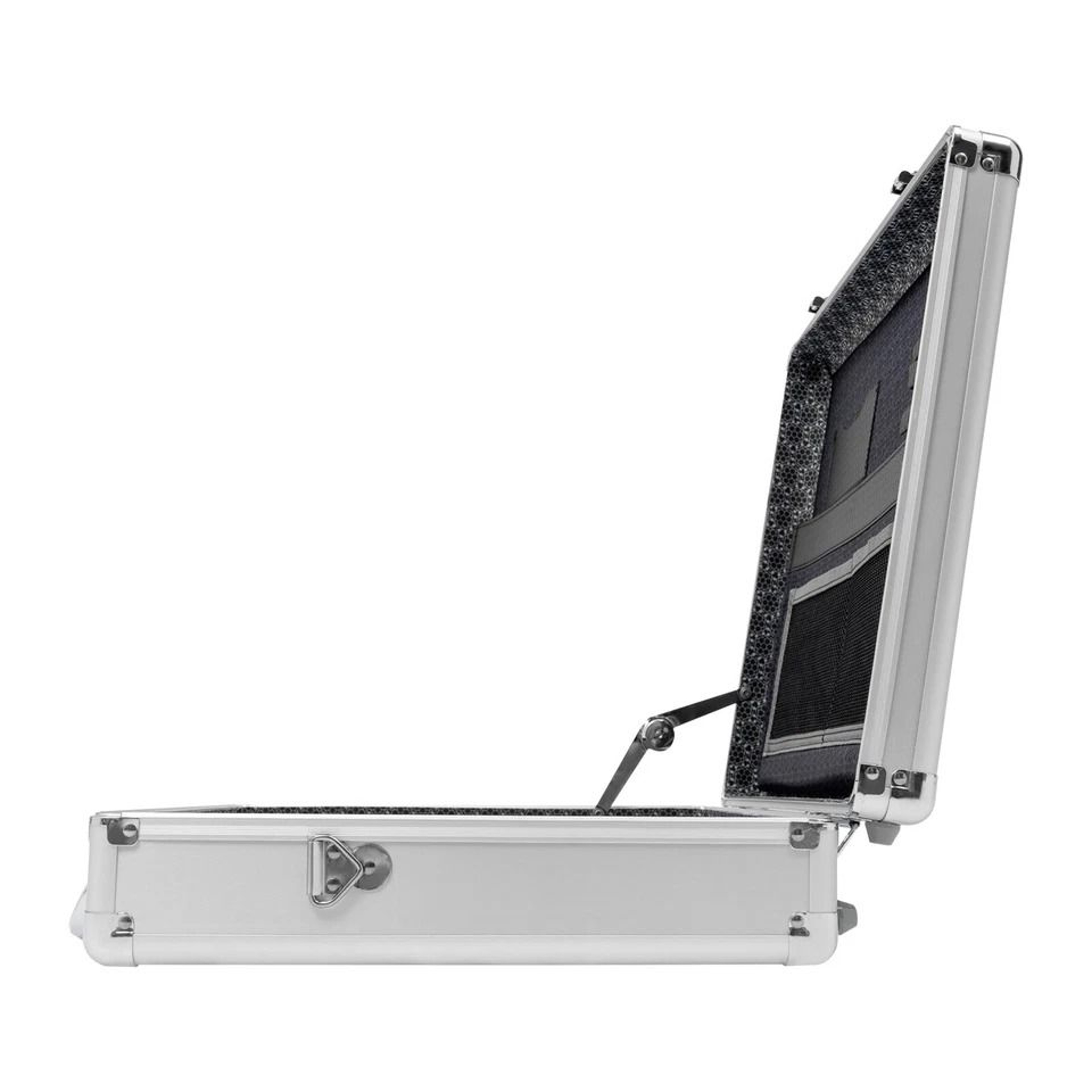 Aluminum Locking Briefcase With Combination Lock And Laptop Storage 8