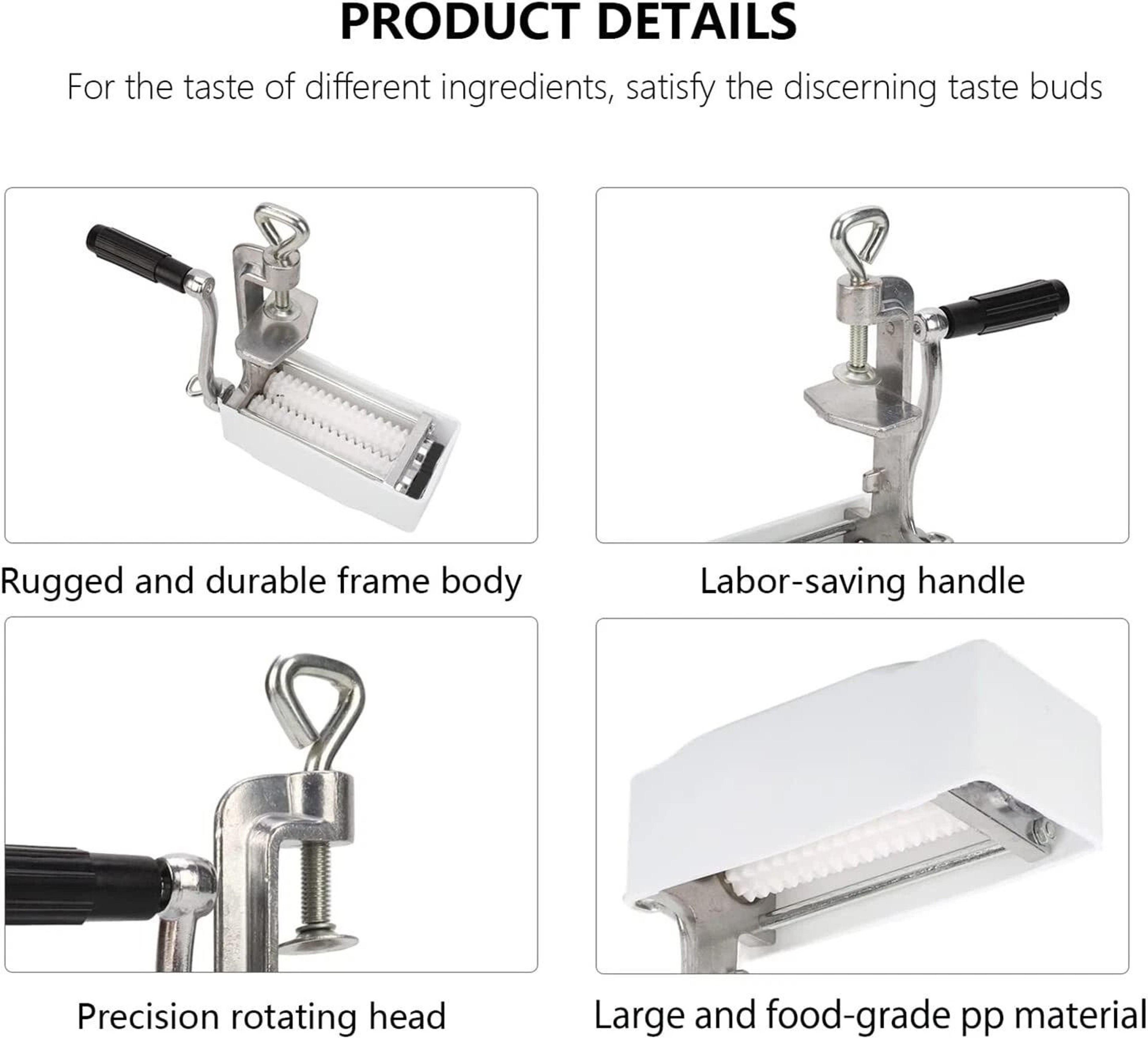 Meat Tenderizer Hand Crank Steak Cuber For Butcher Style Meat Flattening 4