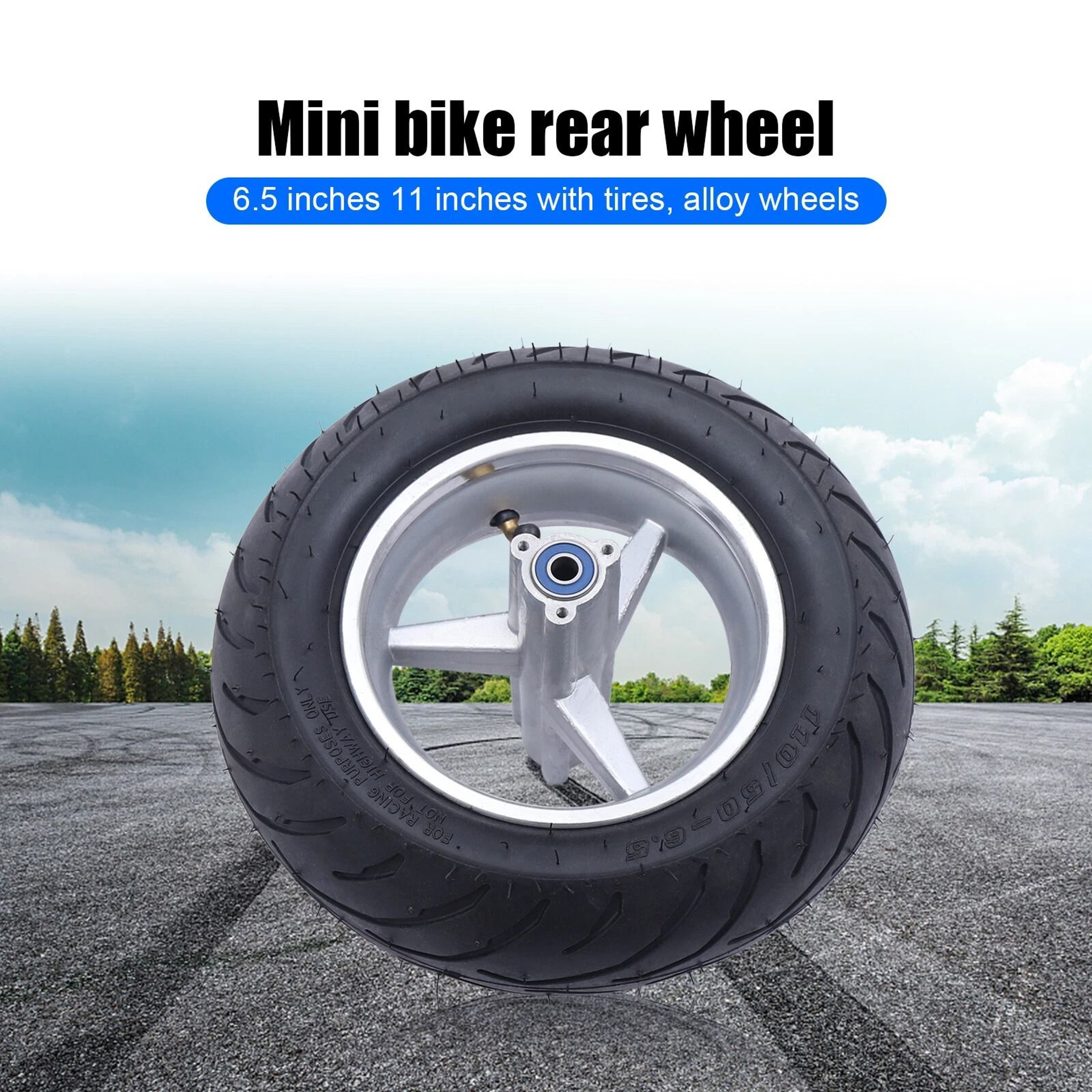 Rear Wheel Tire For Pocket Rocket Mini Bike 6