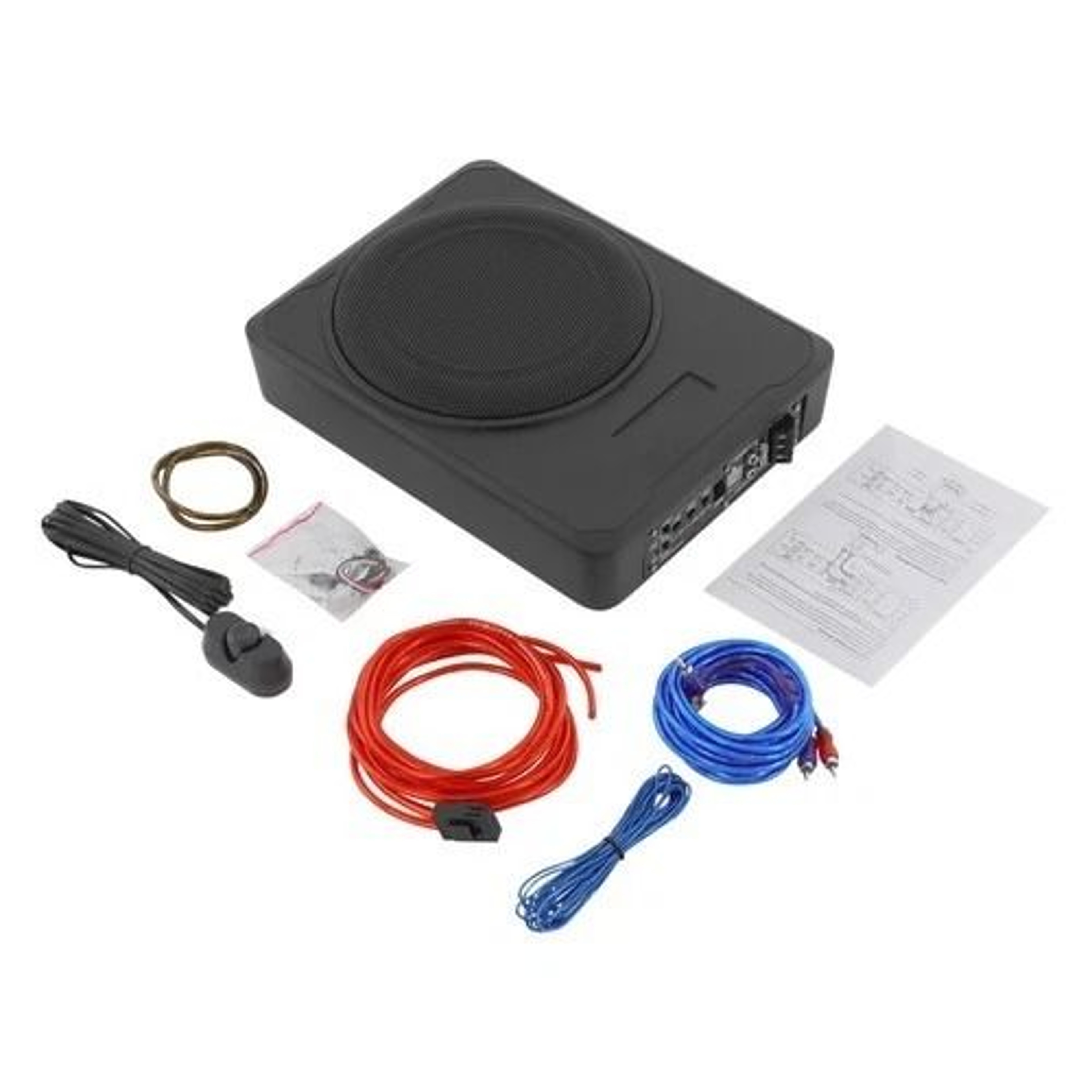 Under Seat Subwoofer With Built In Amplifier For Car Audio Bass 18
