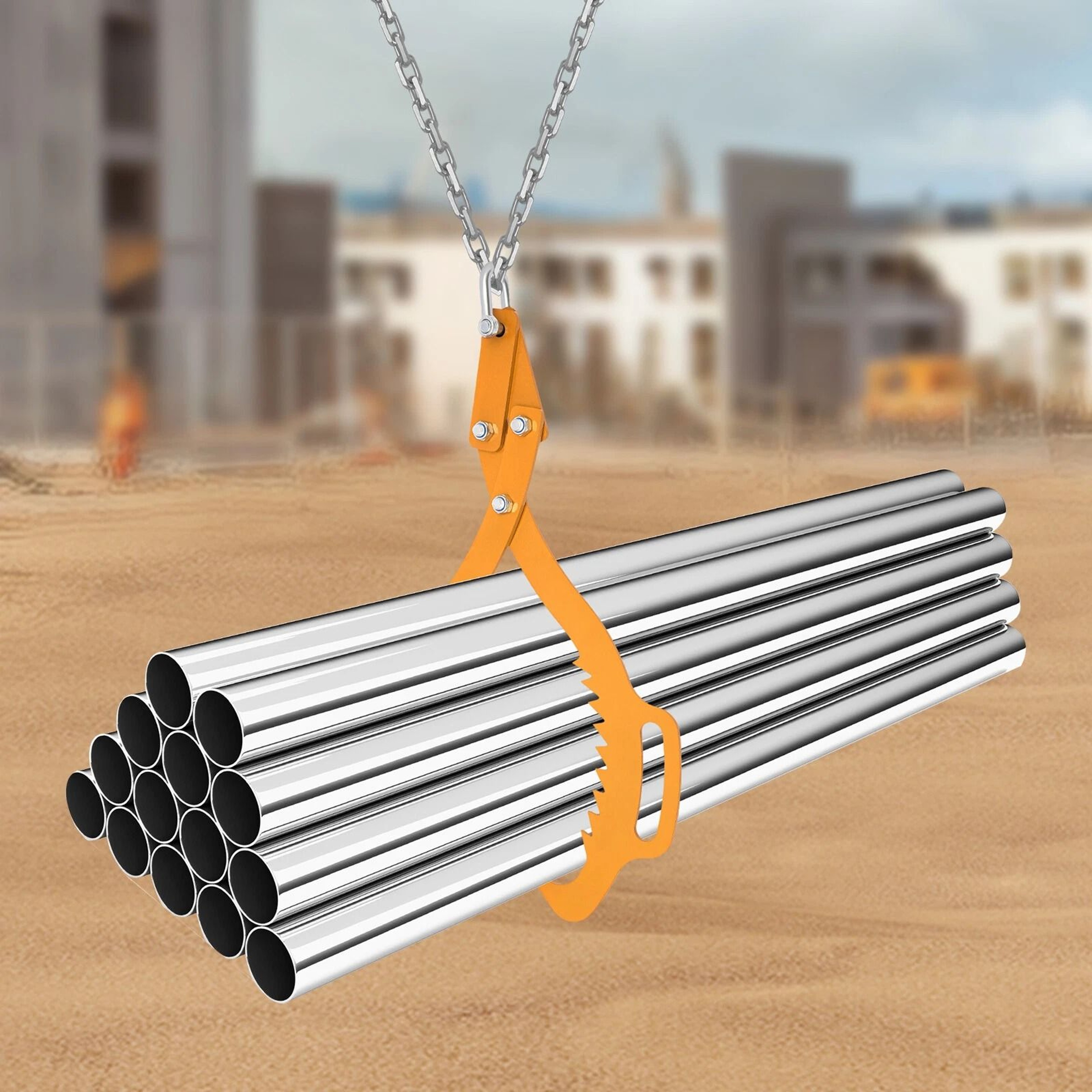 Heavy Duty Log Lifting Tongs With Heavy Duty Grapple Hook Timber Claw 2