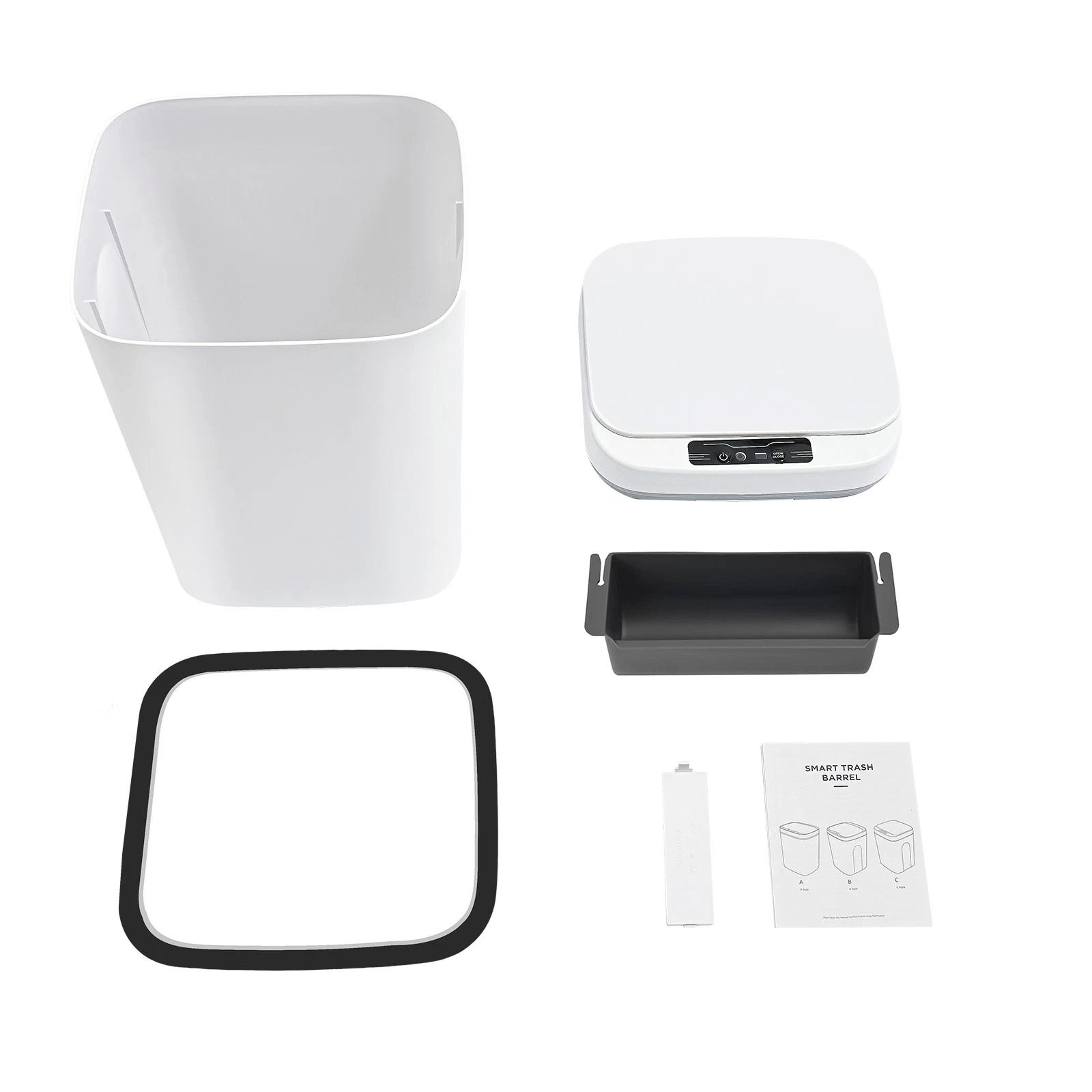 Premium Touchless Gallon Automatic Motion Sensor Smart Trash Can For Home 11