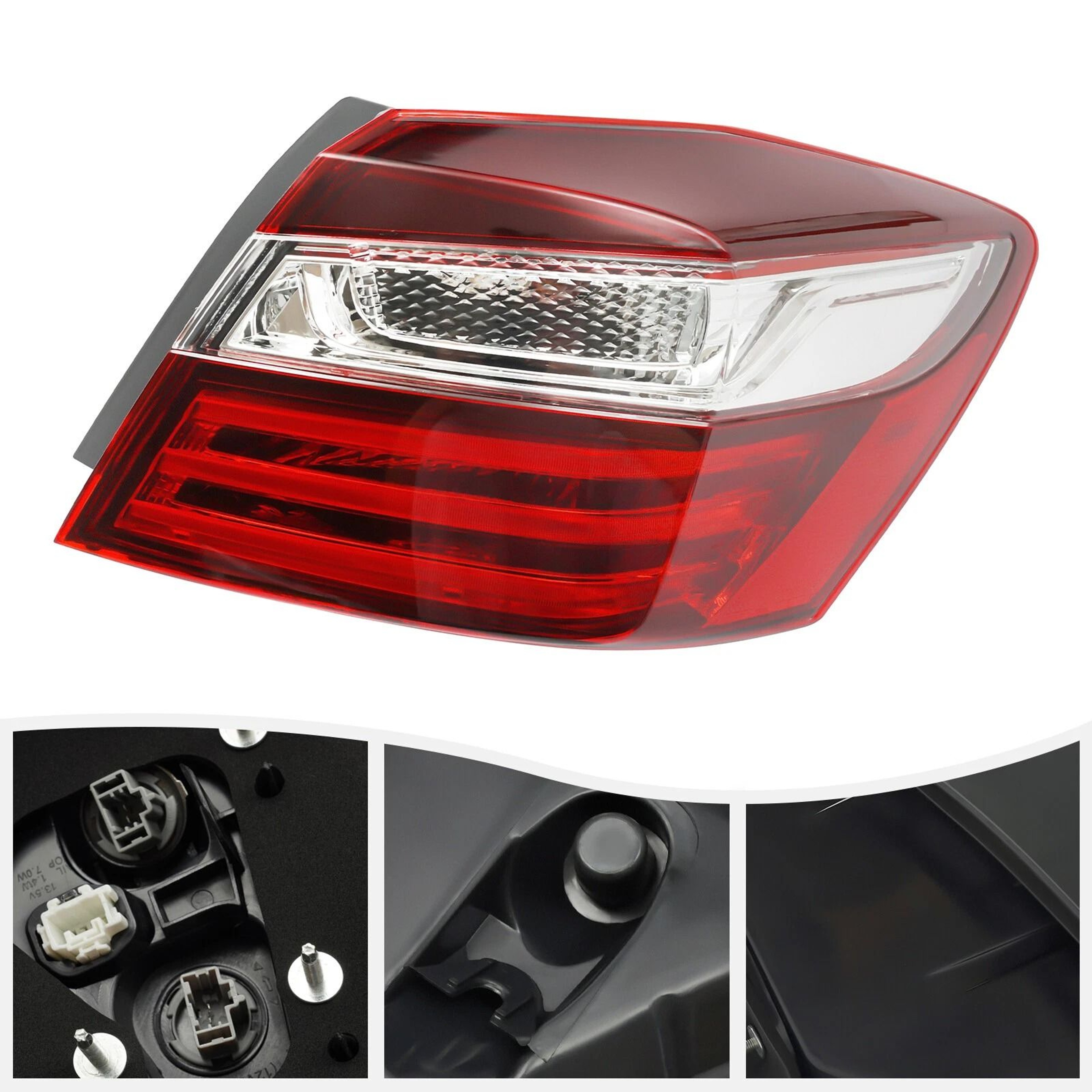 Passenger Side Tail Light For Honda Accord Right Outer Taillight 9