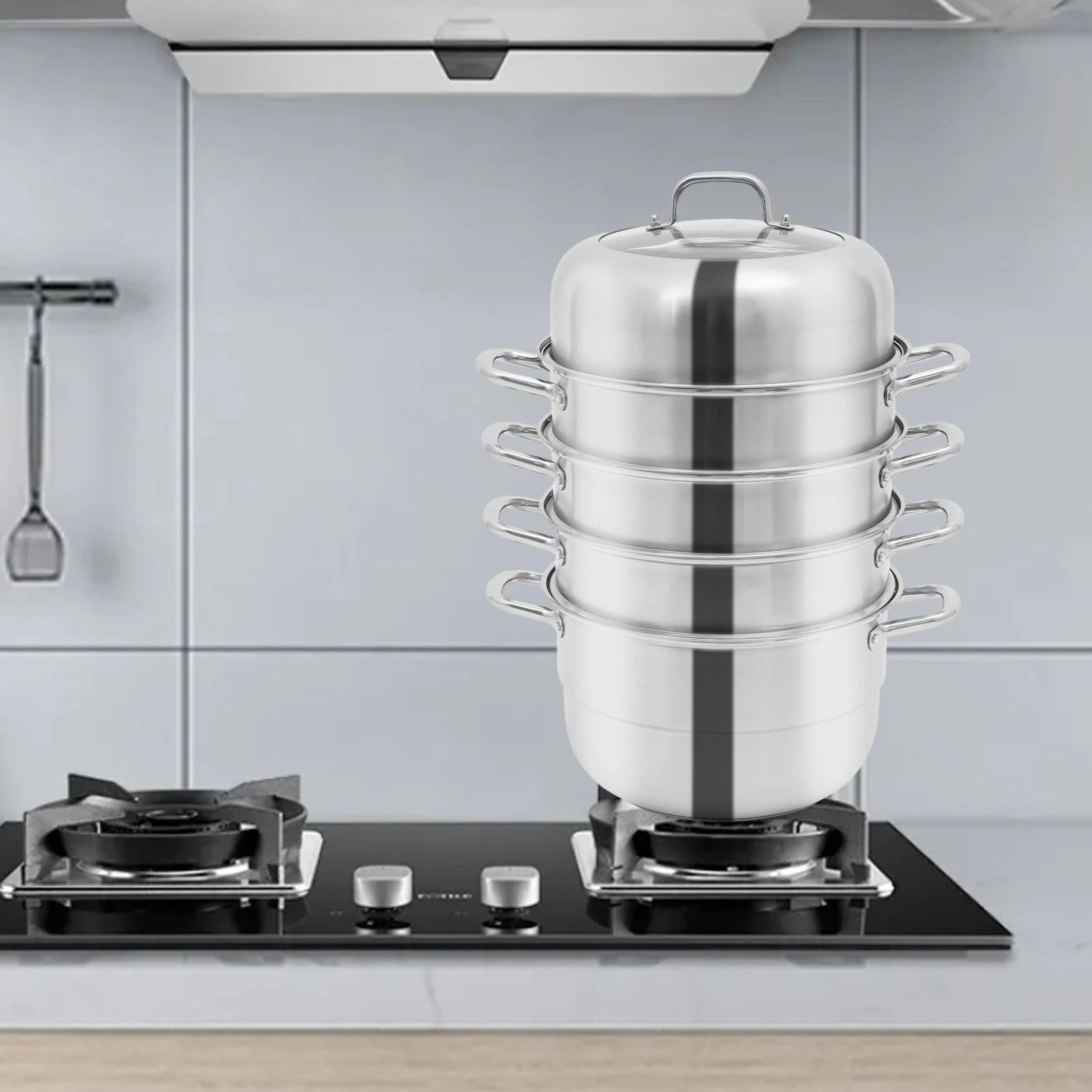 Stainless Steel Food Steamer Large Pot Cooker For Healthy Meals 2