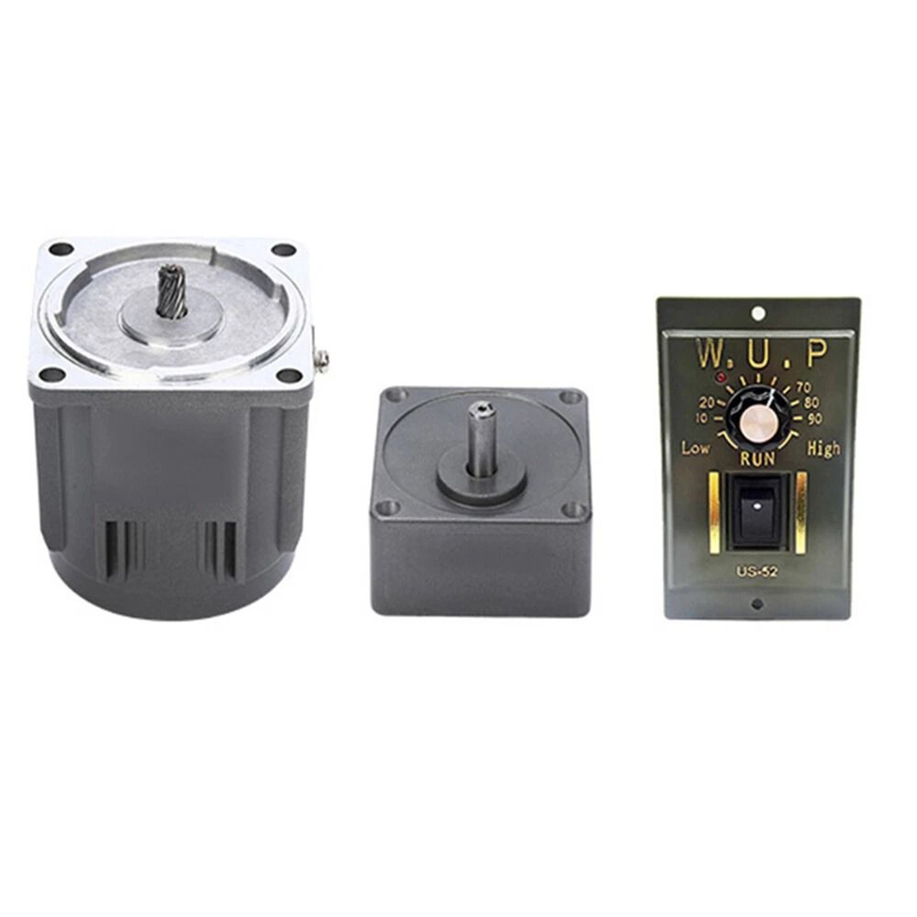 Premium Geared AC Motor With Precision Variable Speed Controller Low RPM Drive 1