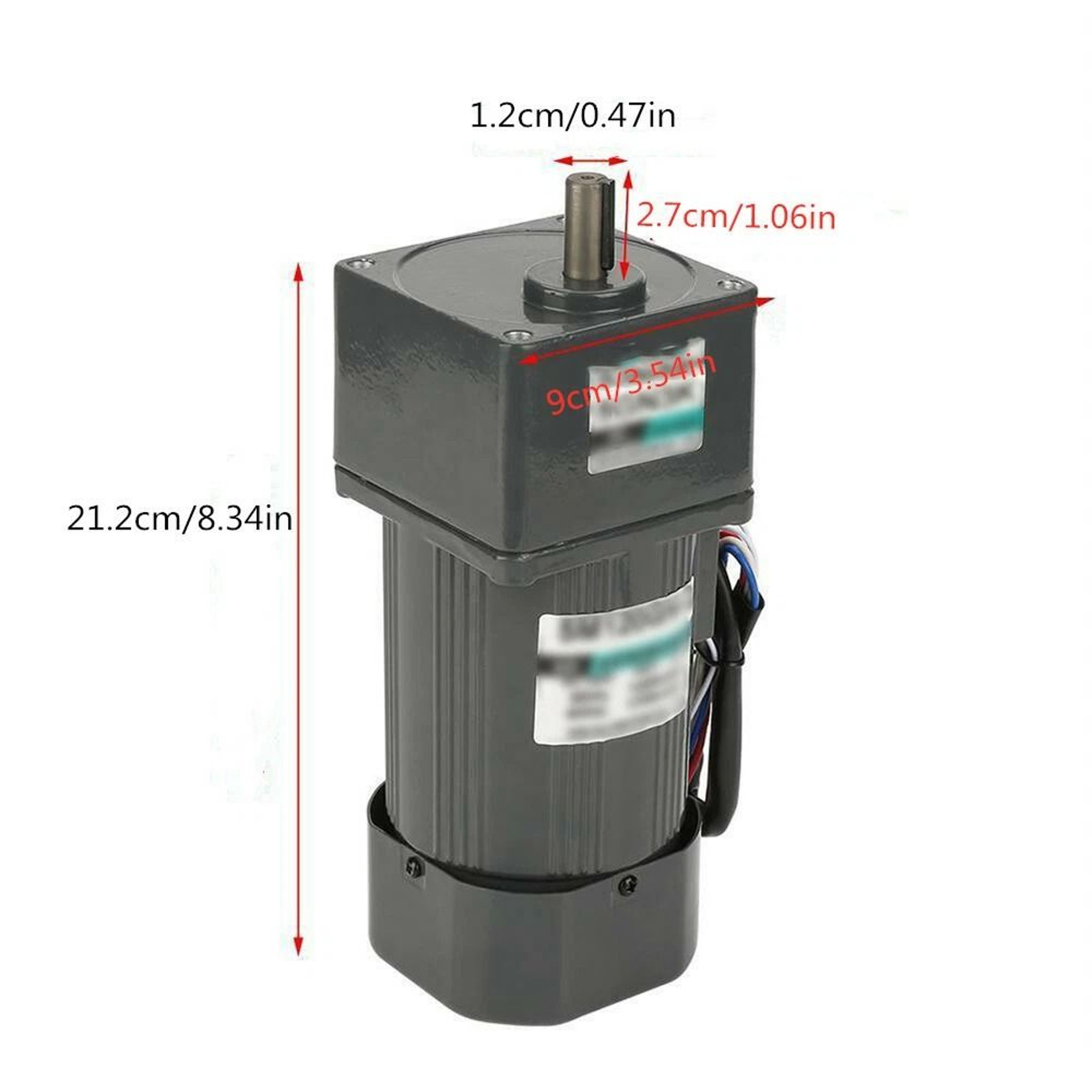 Premium Geared AC Motor With Precision Variable Speed Controller Low RPM Drive 9
