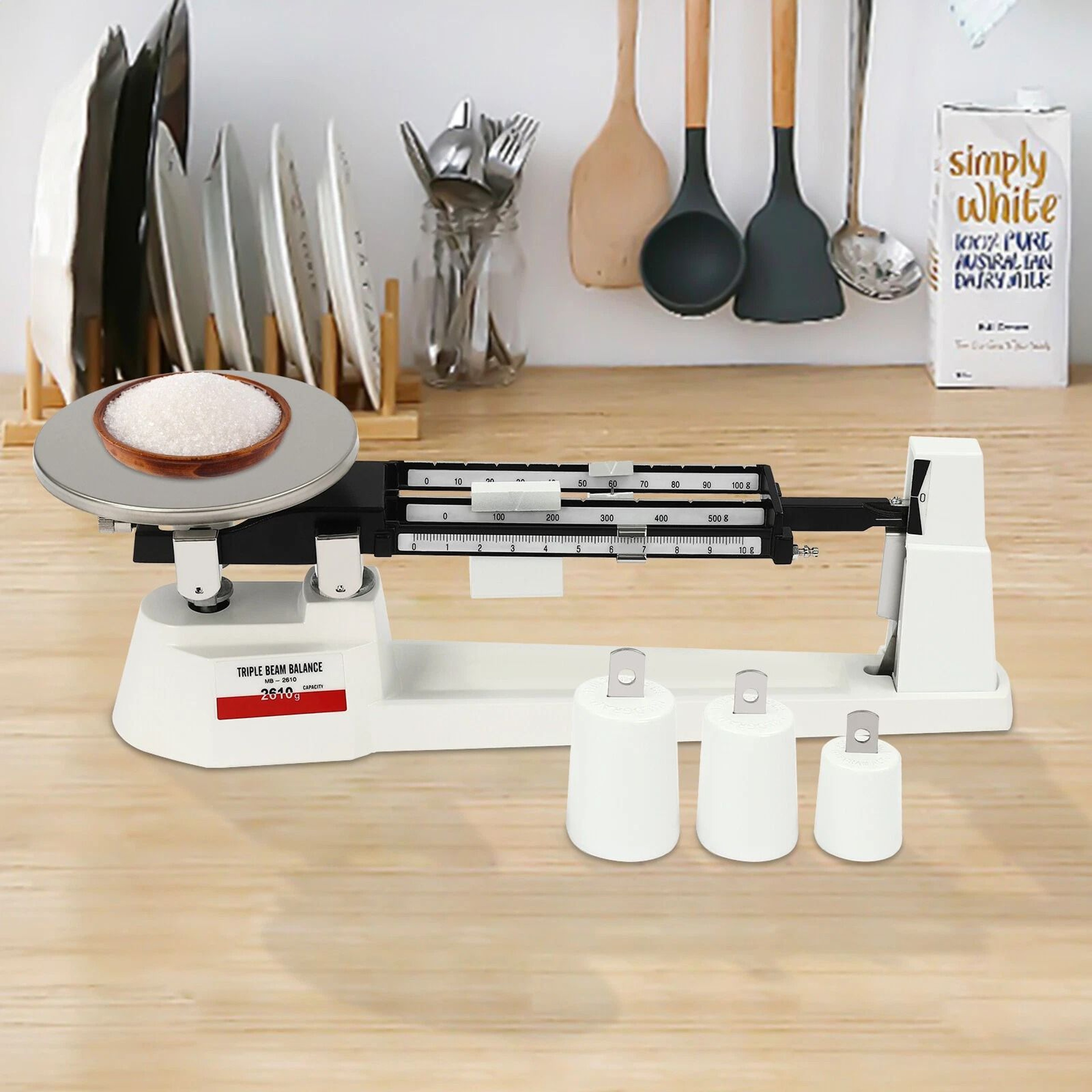 Precision Lab Triple Beam Balance Scale Stainless Steel Mechanical Beam Scale 1