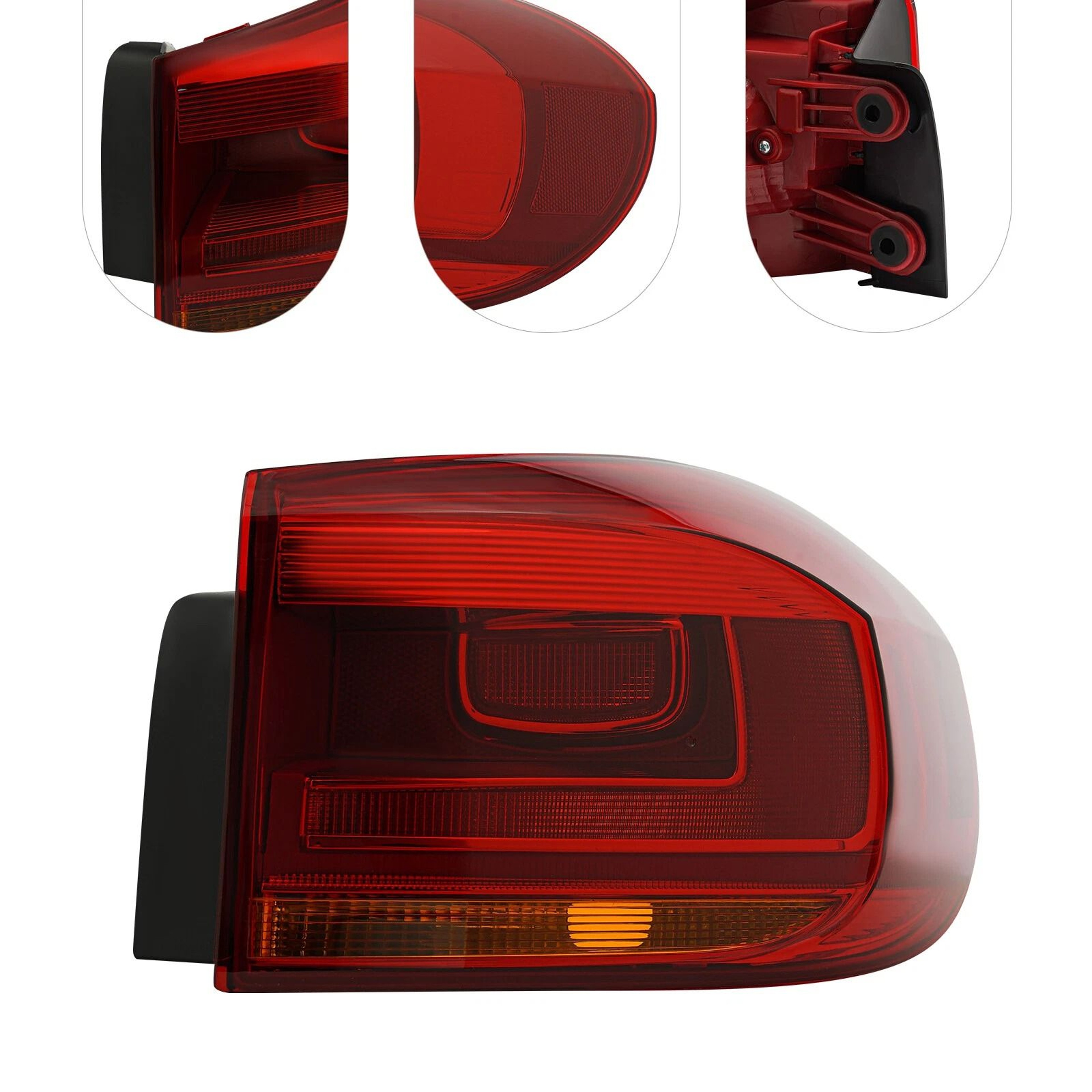 Right Side Outer Halogen Tail Light Assembly For Volkswagen Tiguan 6
