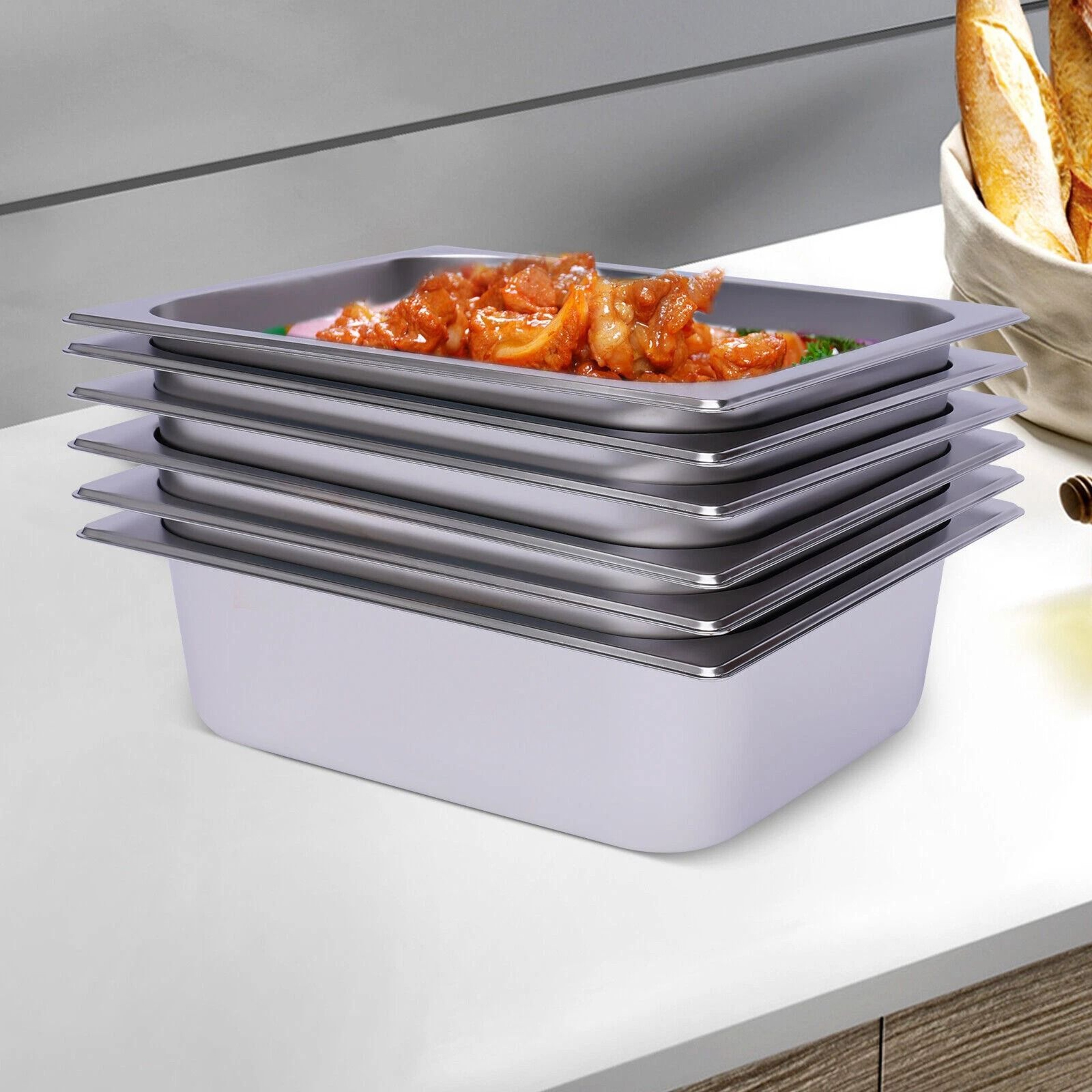 Premium Deep Stainless Steel Steam Table Pans For Restaurants  Hotels 3