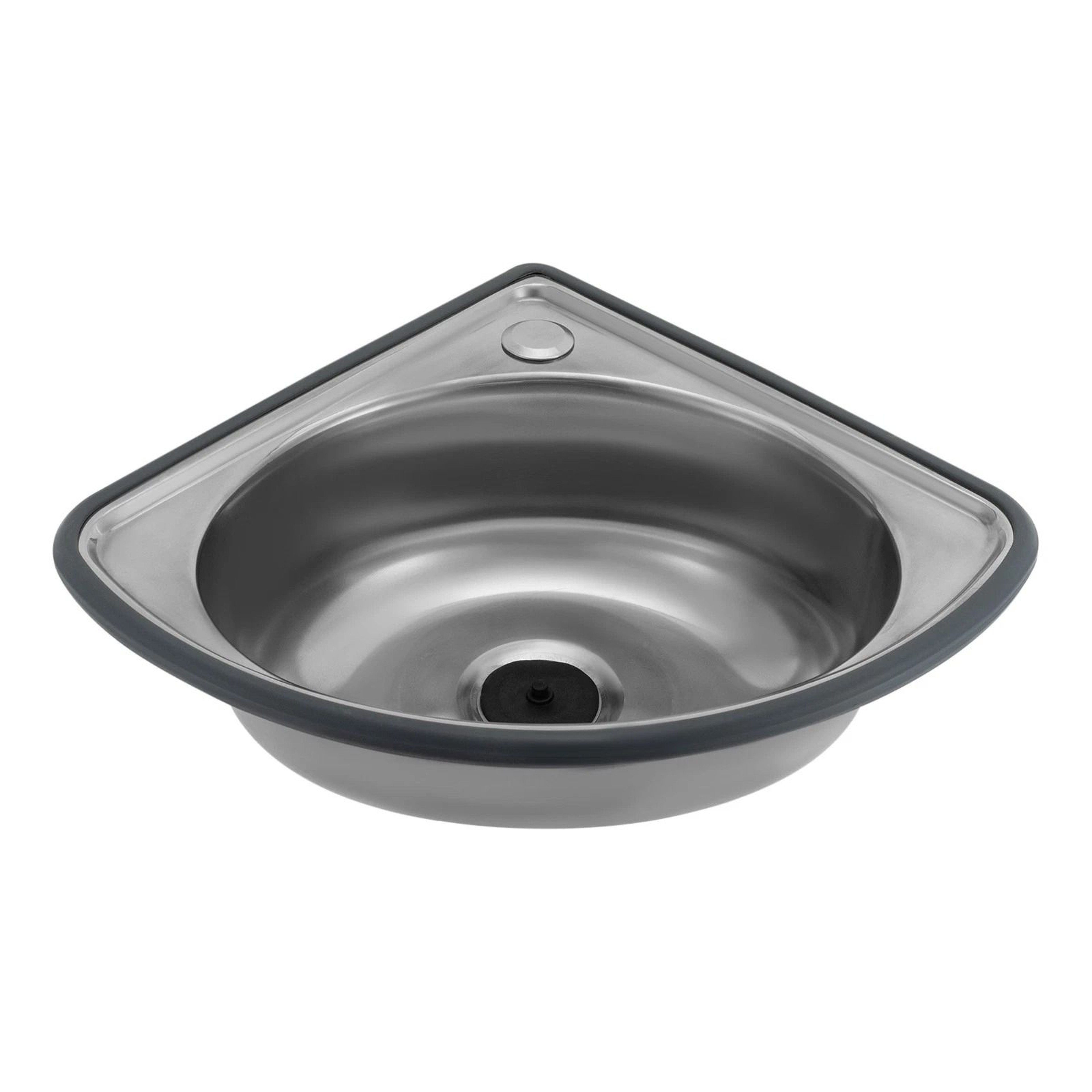 Premium Stainless Steel Corner Bar Sink Space Saving RV Kitchen  Bathroom Sink 11