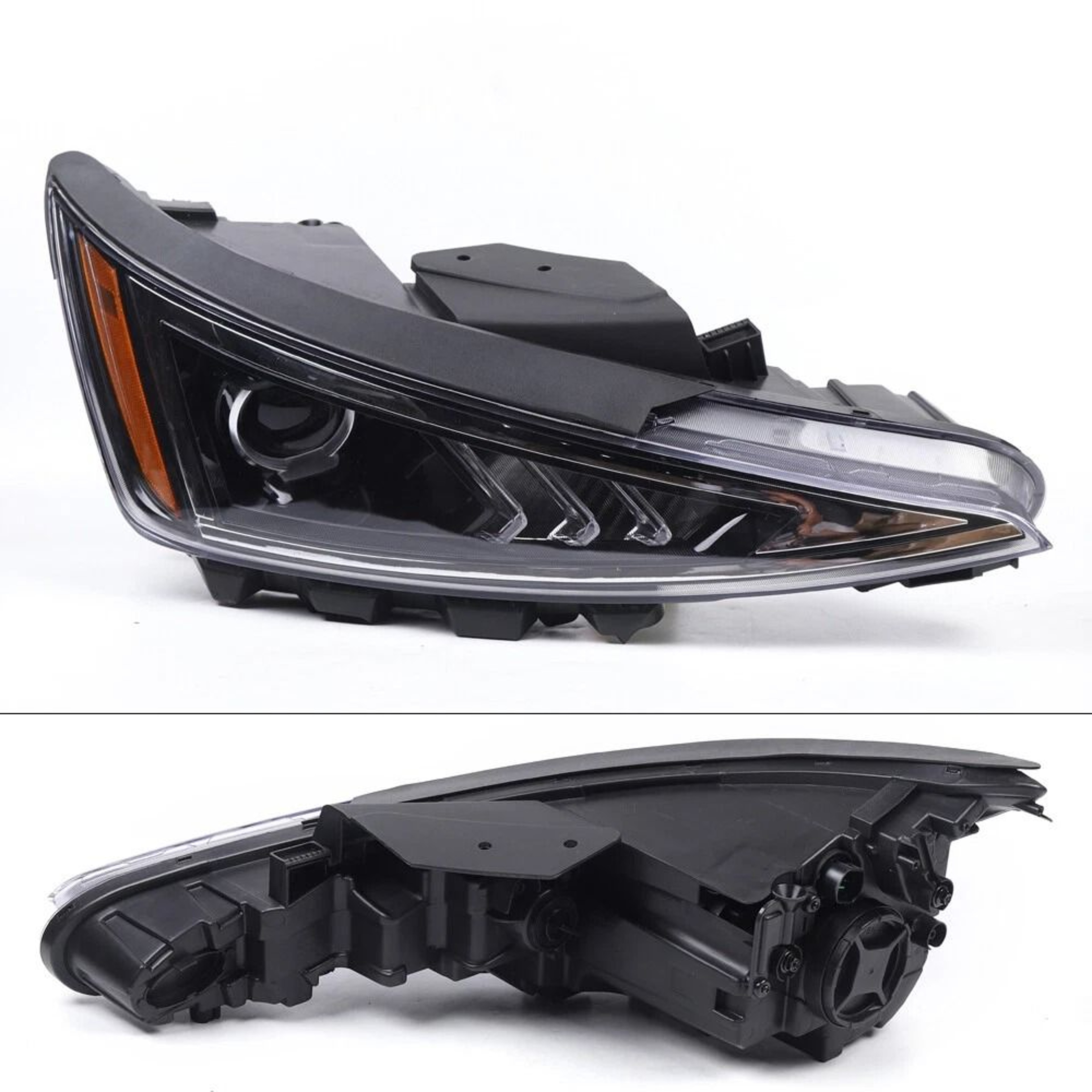Premium Right Passenger Side Headlight Assembly For Hyundai Elantra 3