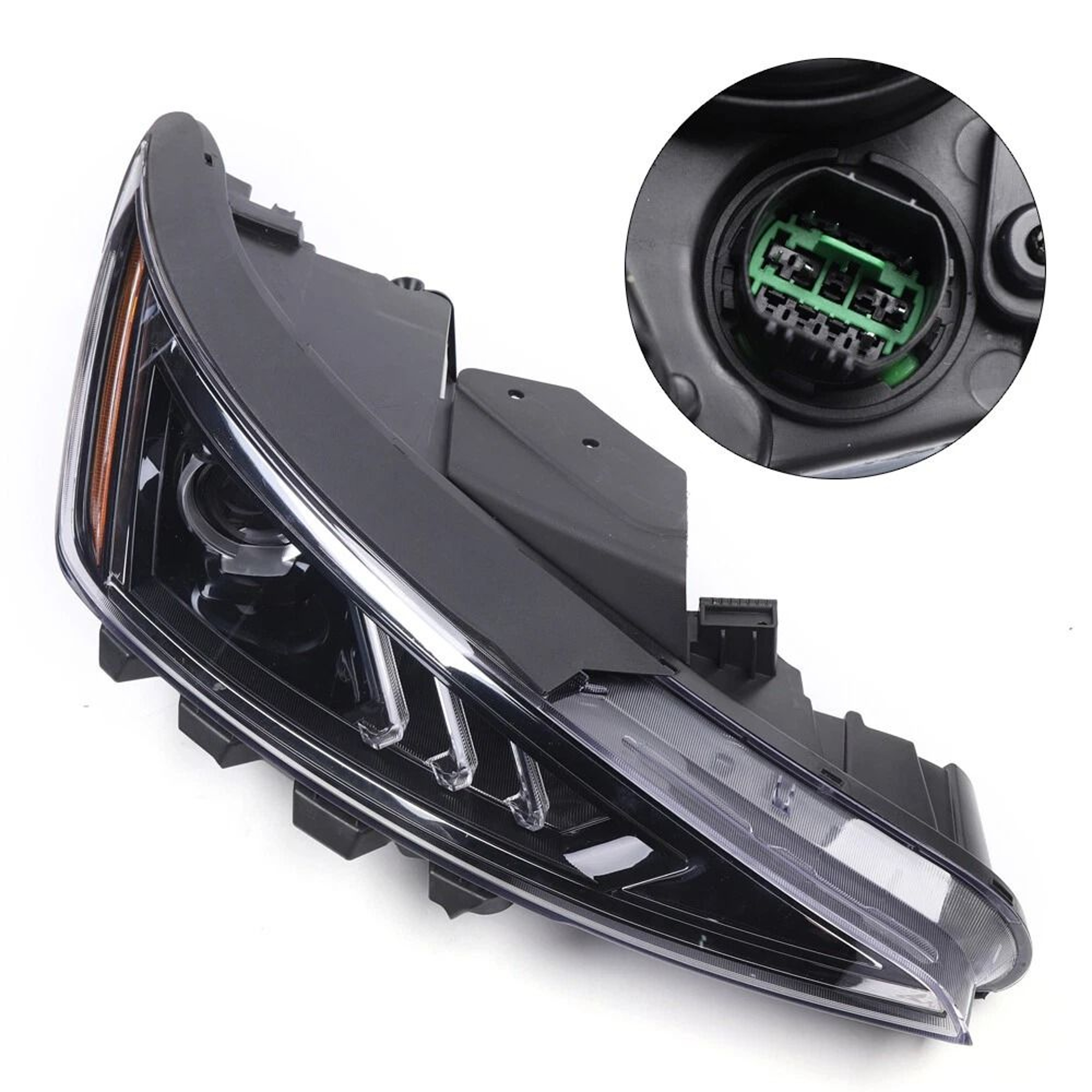 Premium Right Passenger Side Headlight Assembly For Hyundai Elantra 1