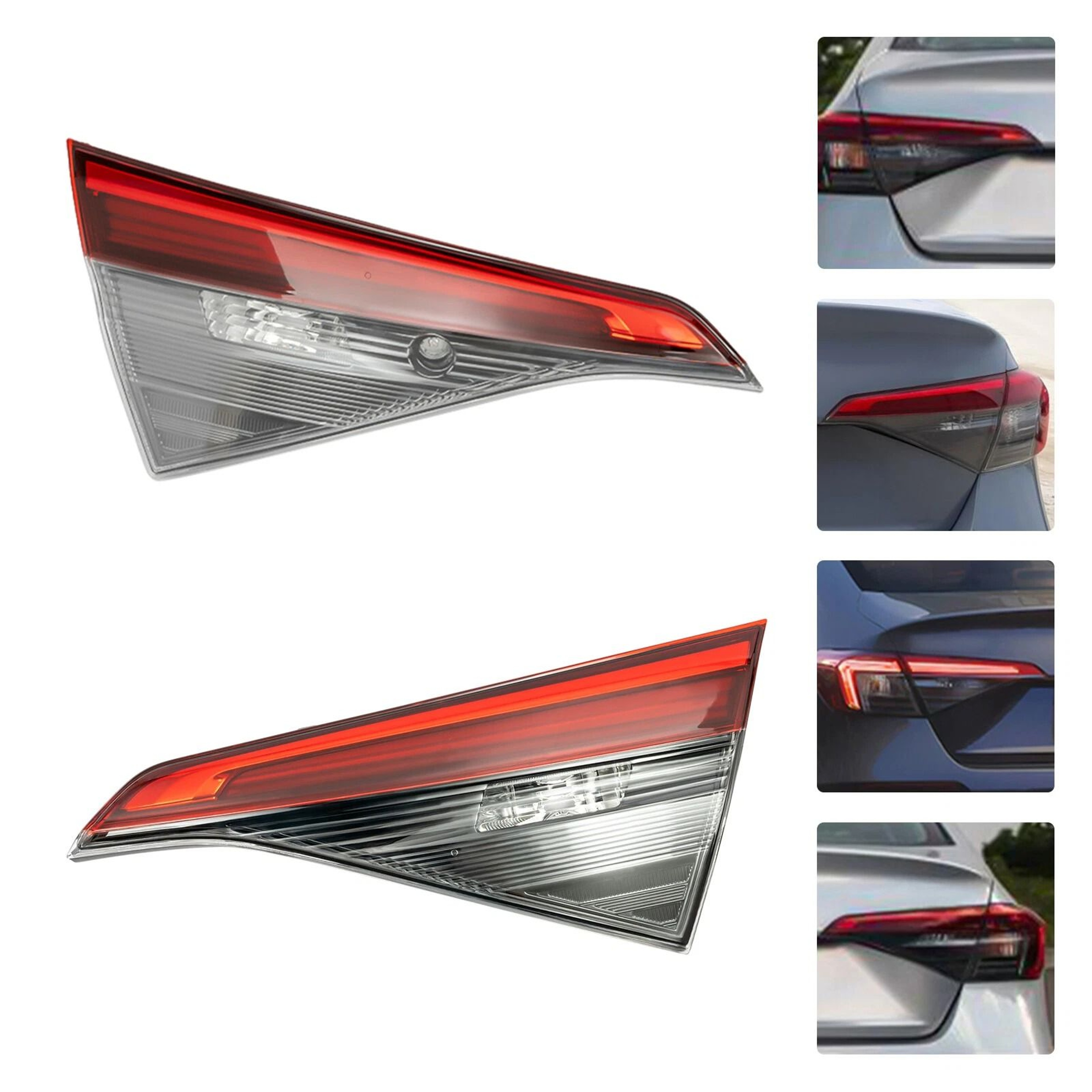 Premium LED Tail Lights Kit For Honda Civic Sedan Left  Right 6