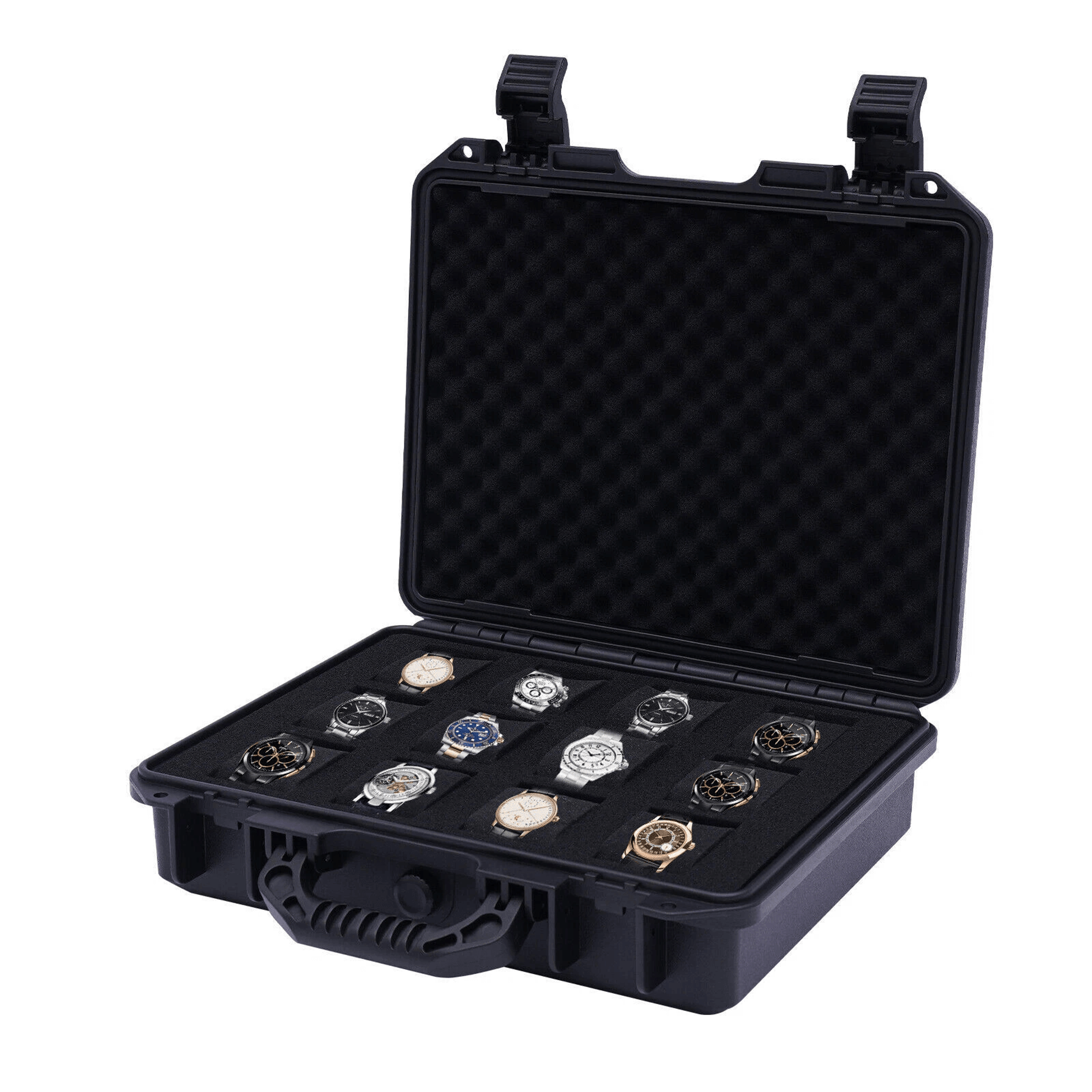 Premium Travel Watch Storage Case Durable Watch Display Box Organizer 17