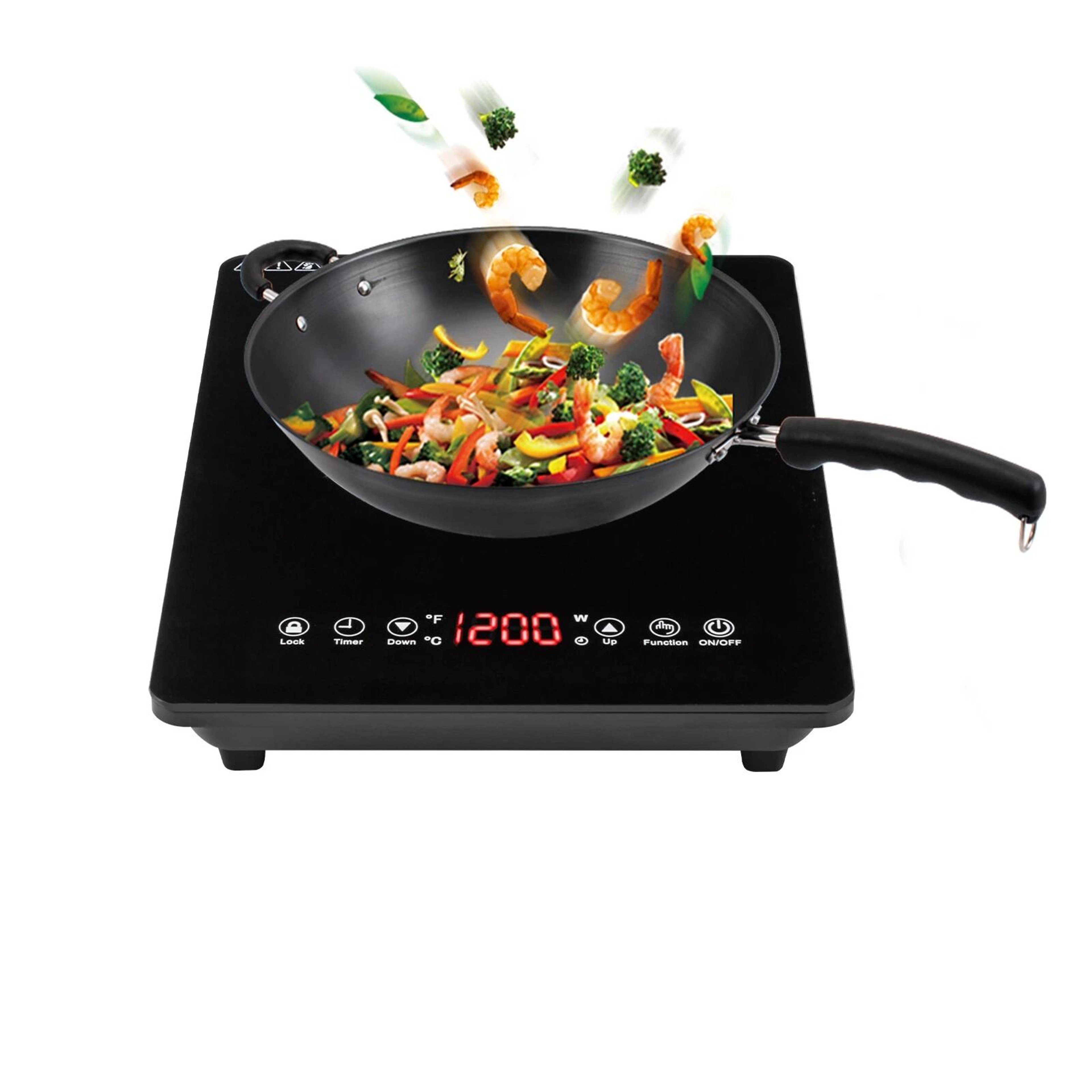 Portable Induction Cooktop Single Countertop Burner With Timer 1