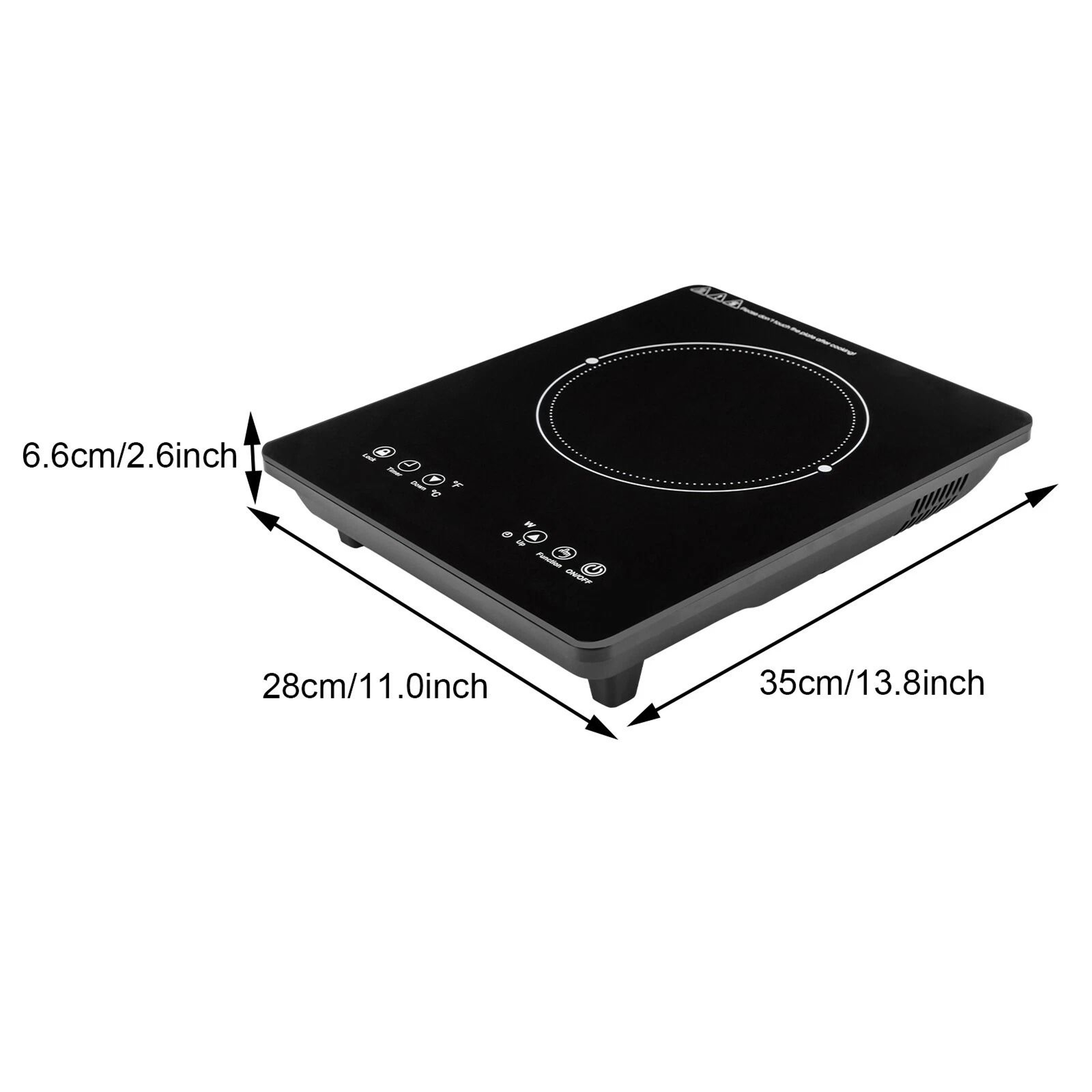 Portable Induction Cooktop Single Countertop Burner With Timer 10