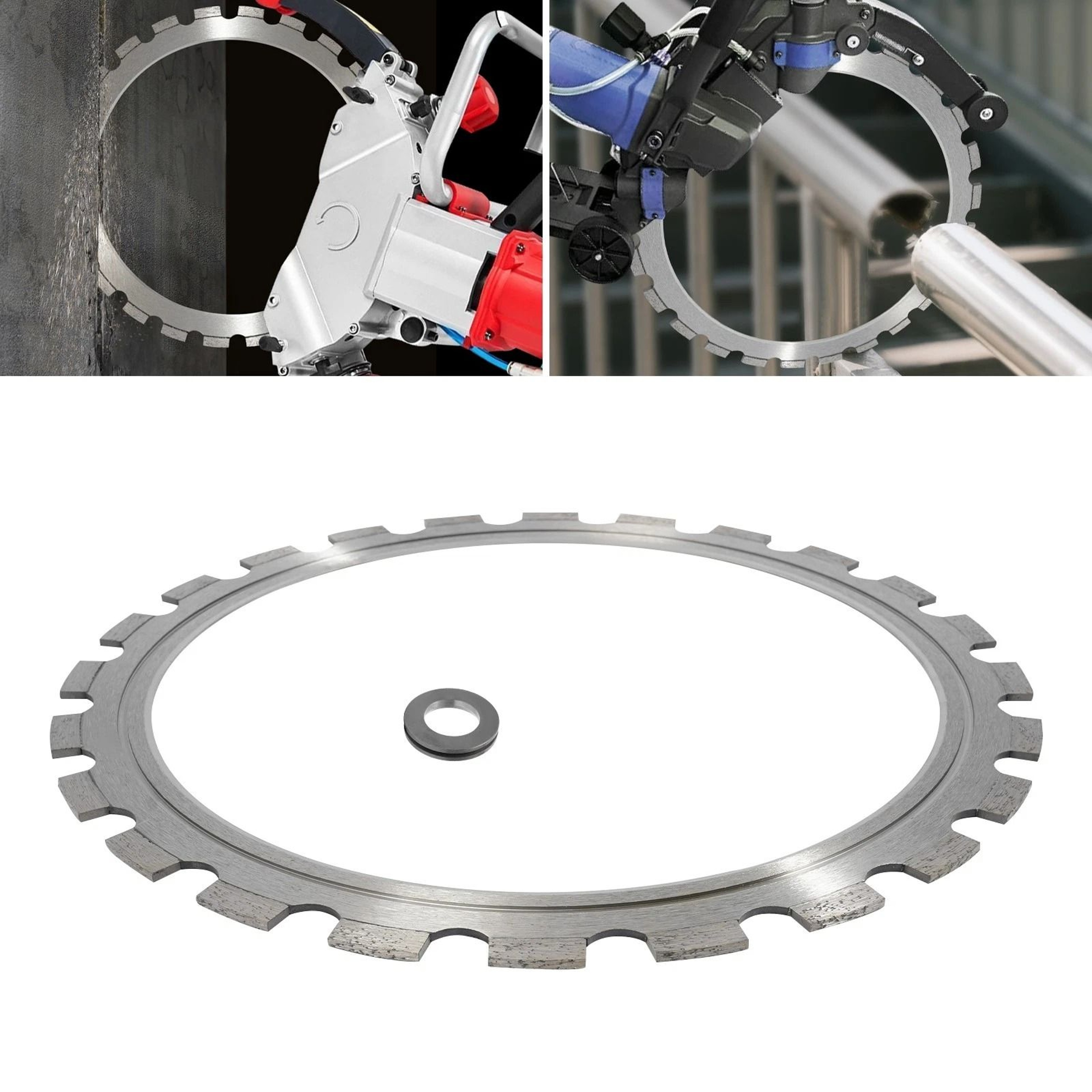 Ring Saw Blade With Drive Wheel For Concrete And Stone Cutting 6