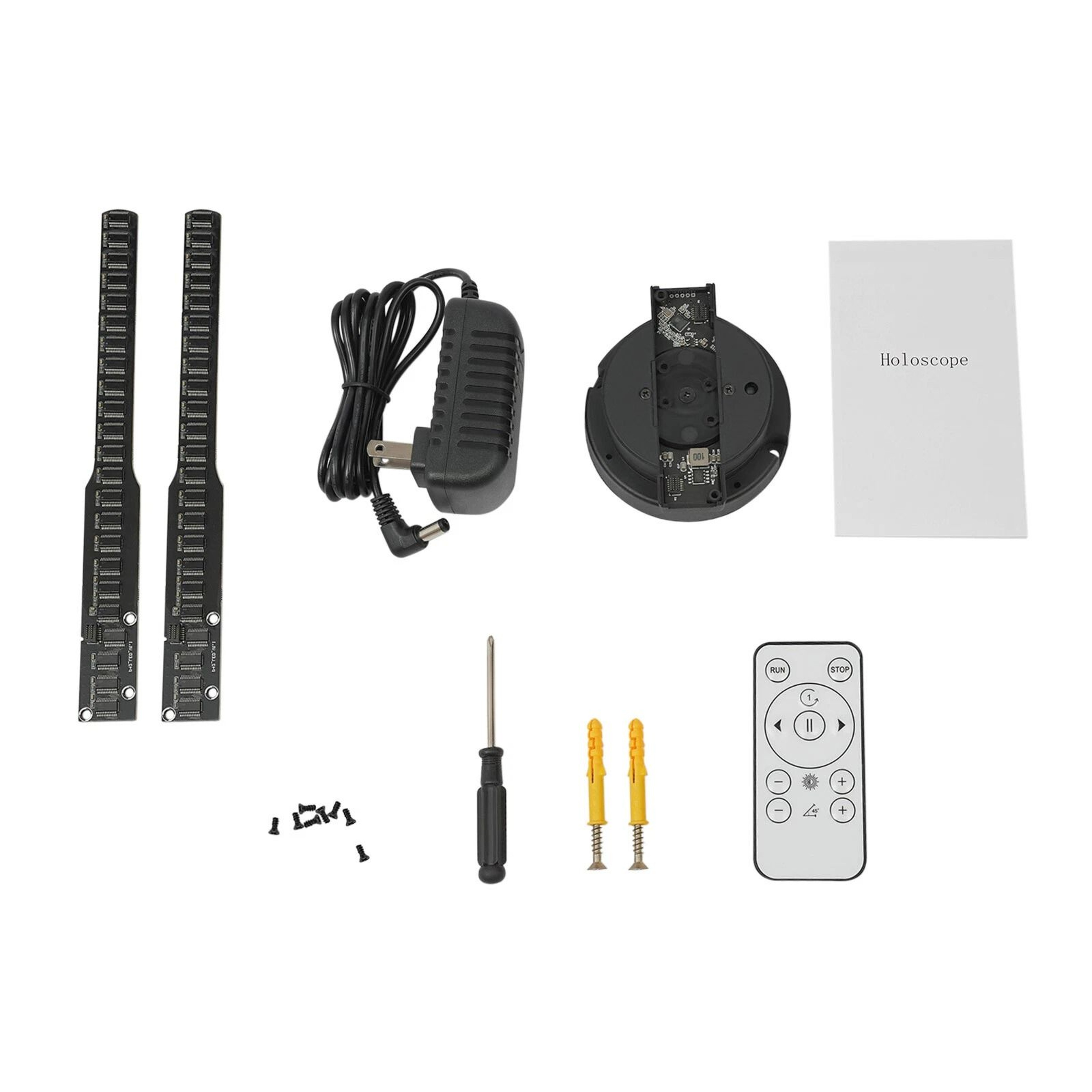 Holographic Fan Projector RGB LED Hologram Display With Remote Control 9