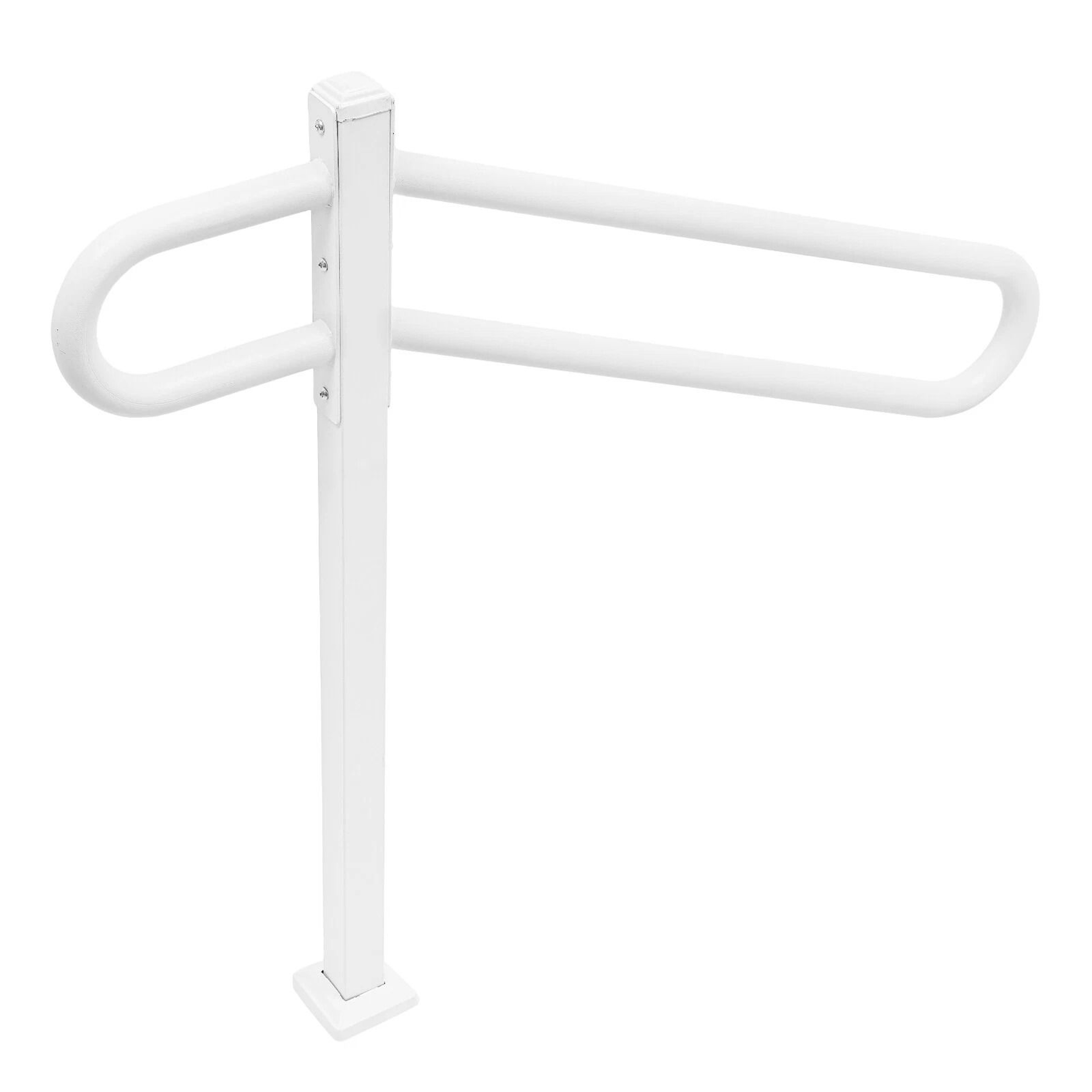 Heavy Duty Outdoor Stair Handrail For White Metal Safety Railing 11