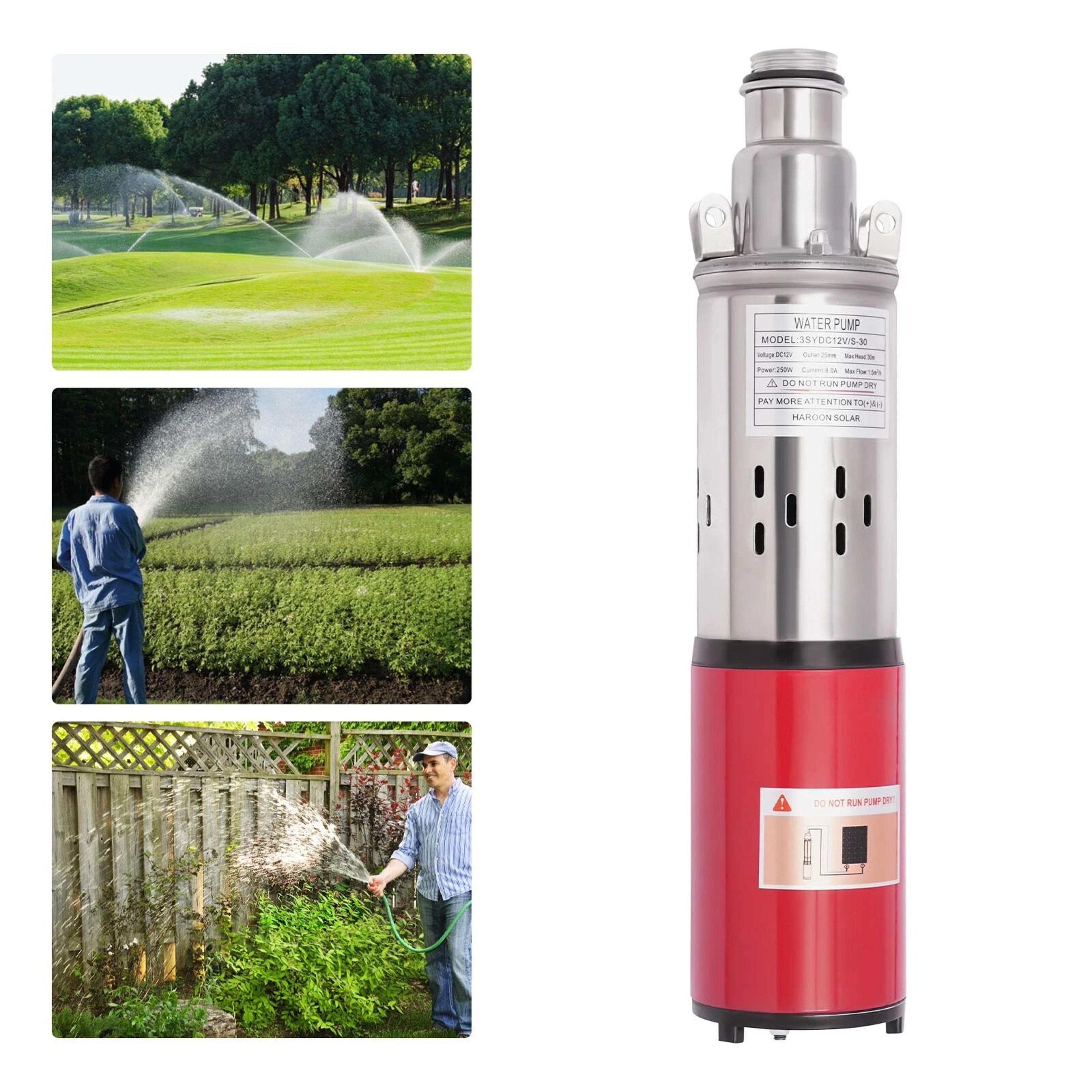 Solar Submersible Deep Well Pump Stainless Steel 5
