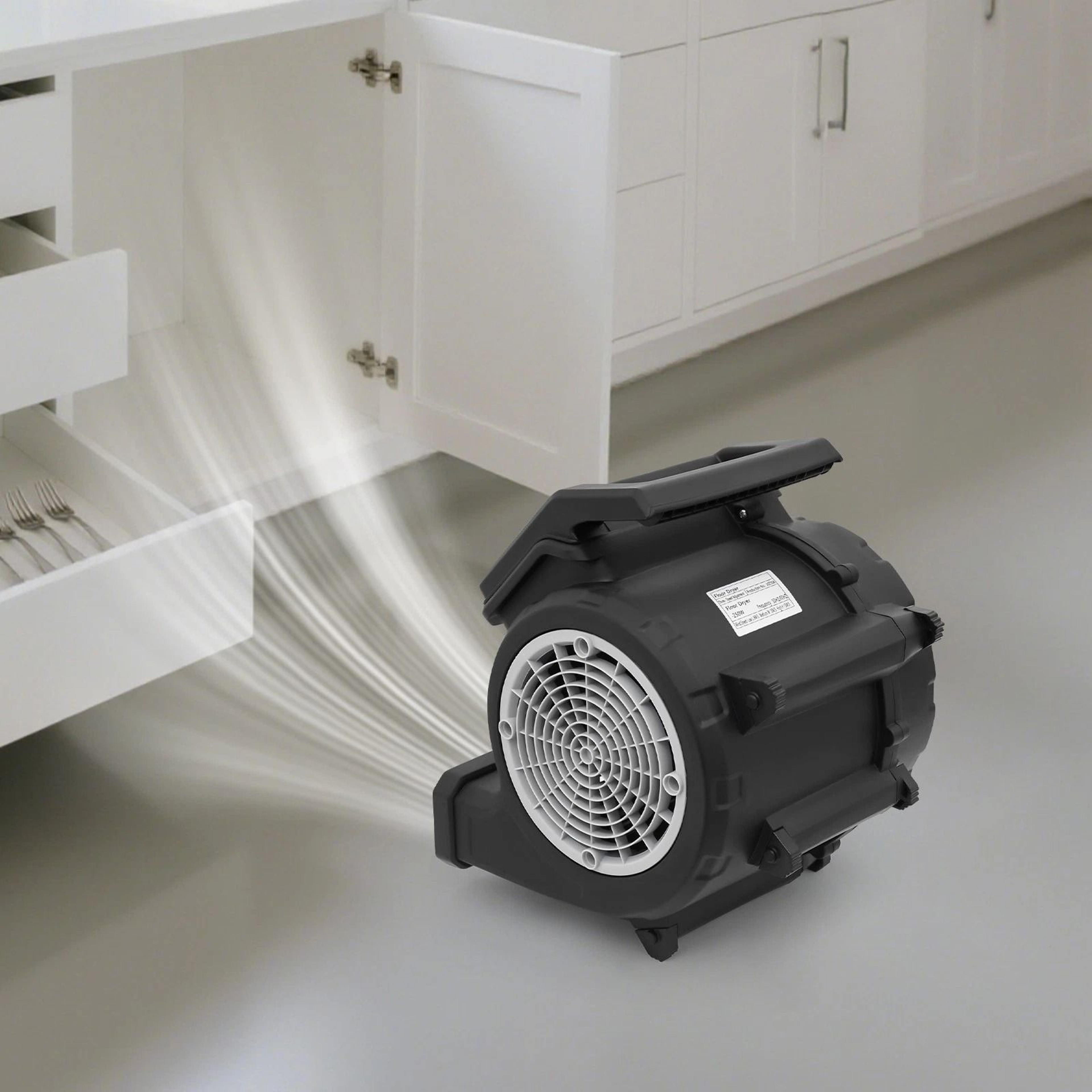 Portable Blower Fan Speed Floor Drying Fan For Home Garage Carpet Drying 7