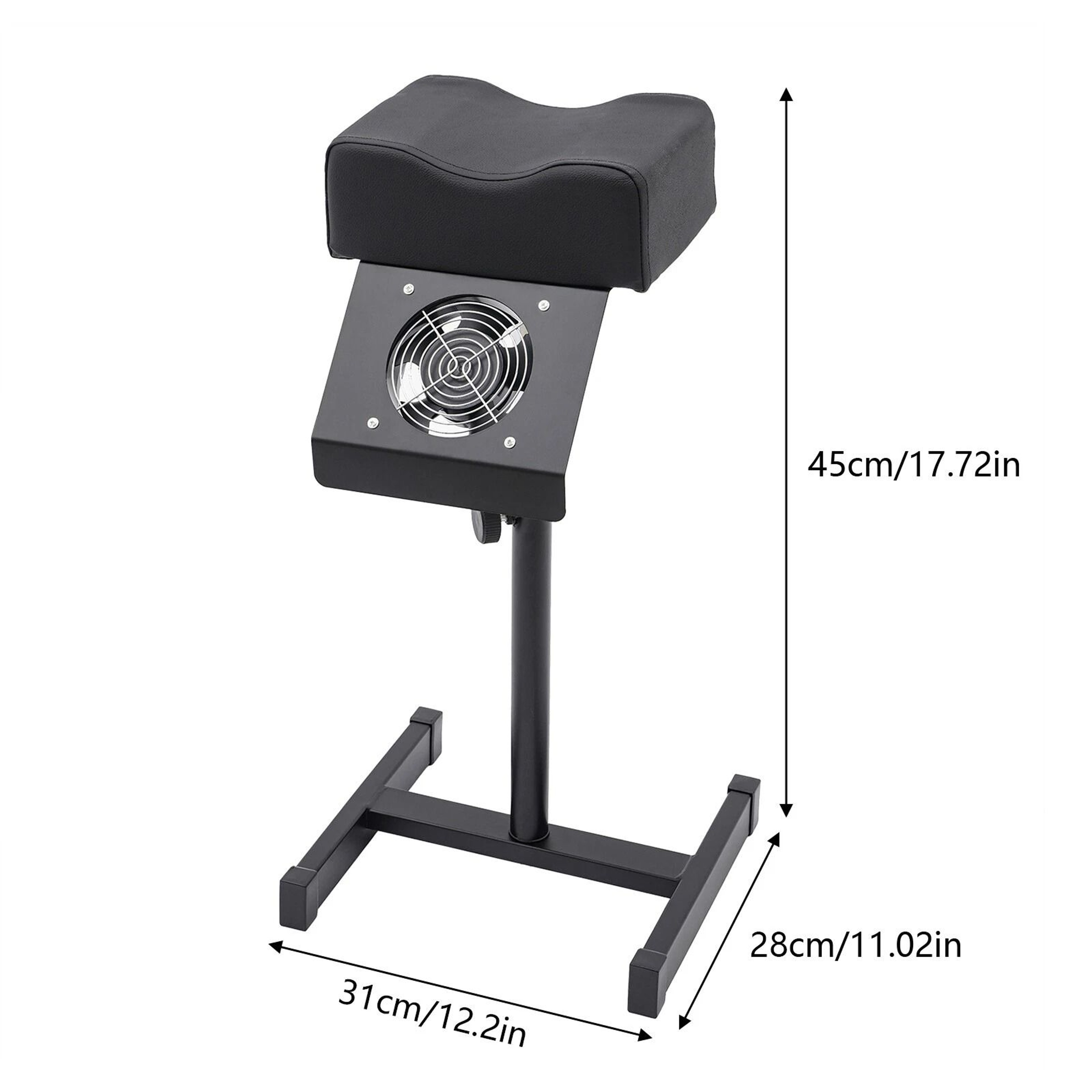 Adjustable Pedicure Footrest Salon Leg Rest Chair For Nail Techs 17