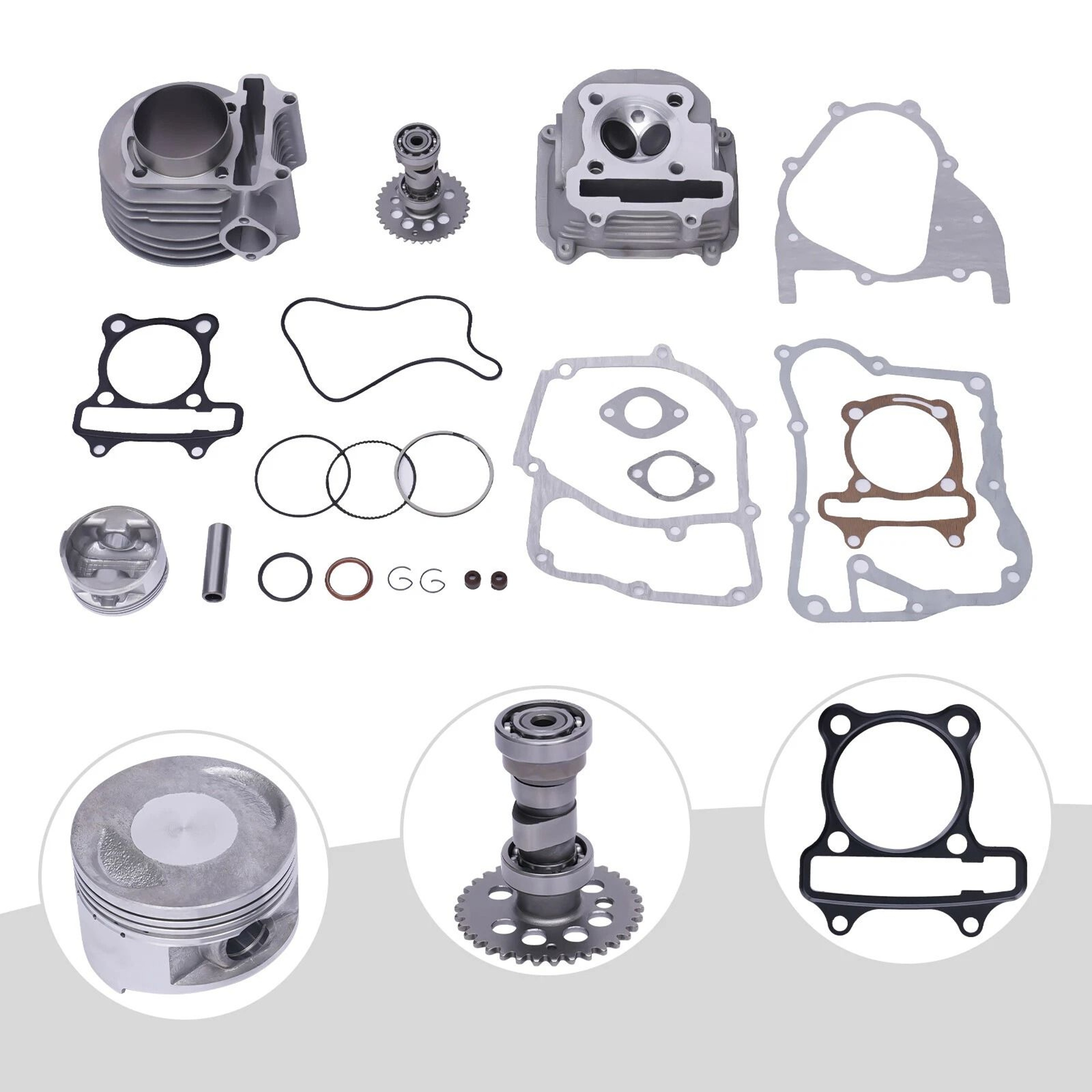 Big Bore Cylinder Piston Gasket Kit For Scooter ATV 0