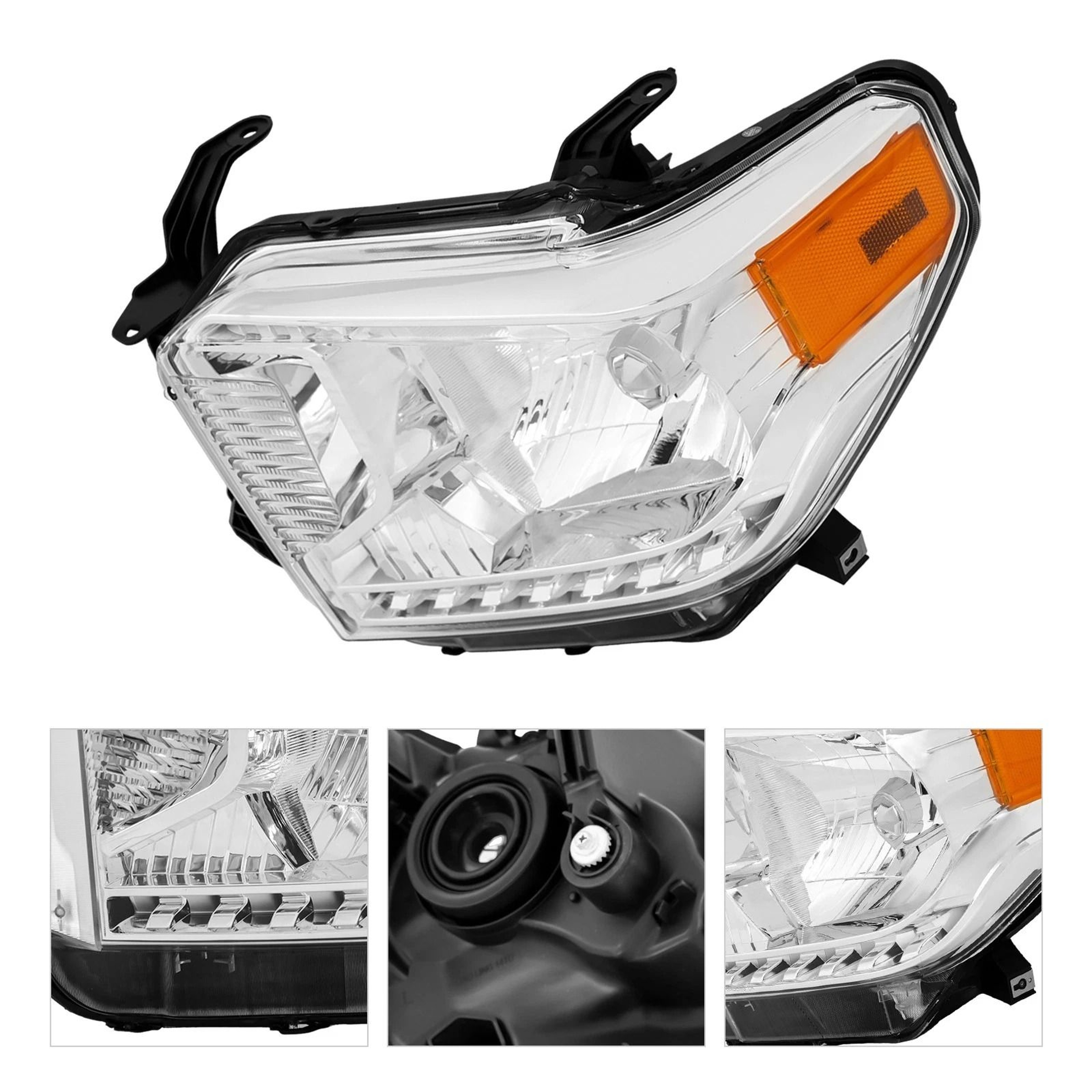 Toyota Tundra Left Halogen Headlight Assembly Driver Side 2