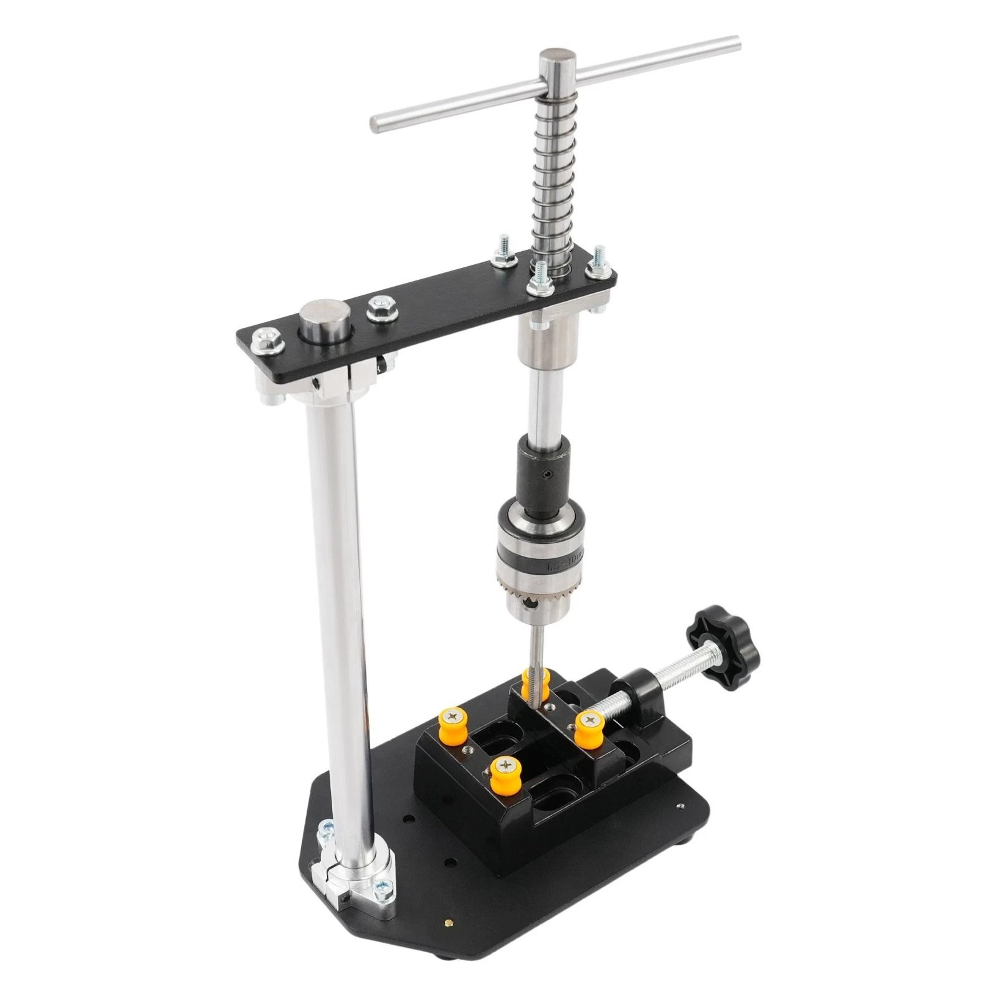 Precision Manual Tapping Tool Kit With Vertical Hand Tapper And Vise 9