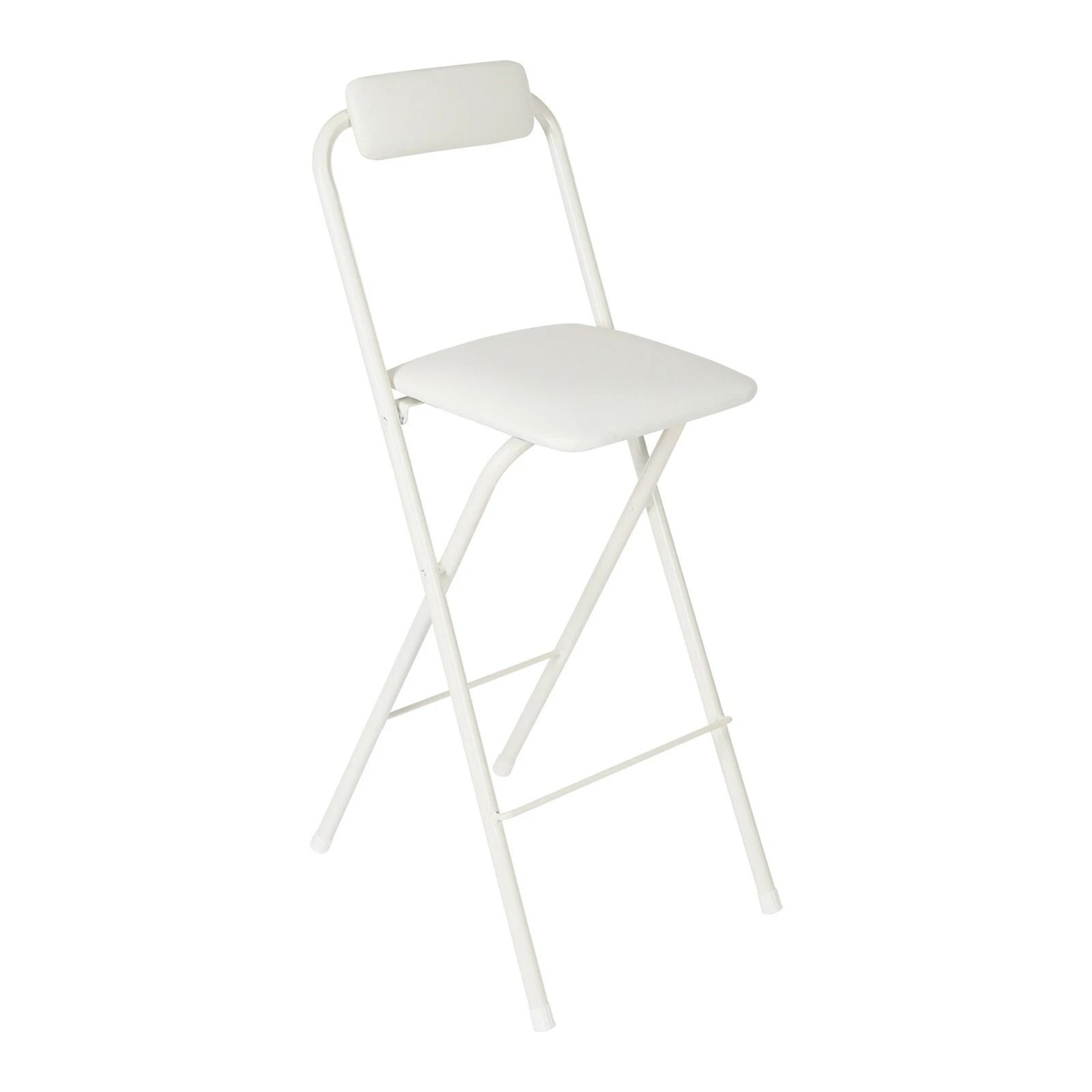 Premium White Tall Folding Chair Durable Event Office  Party Seating 16