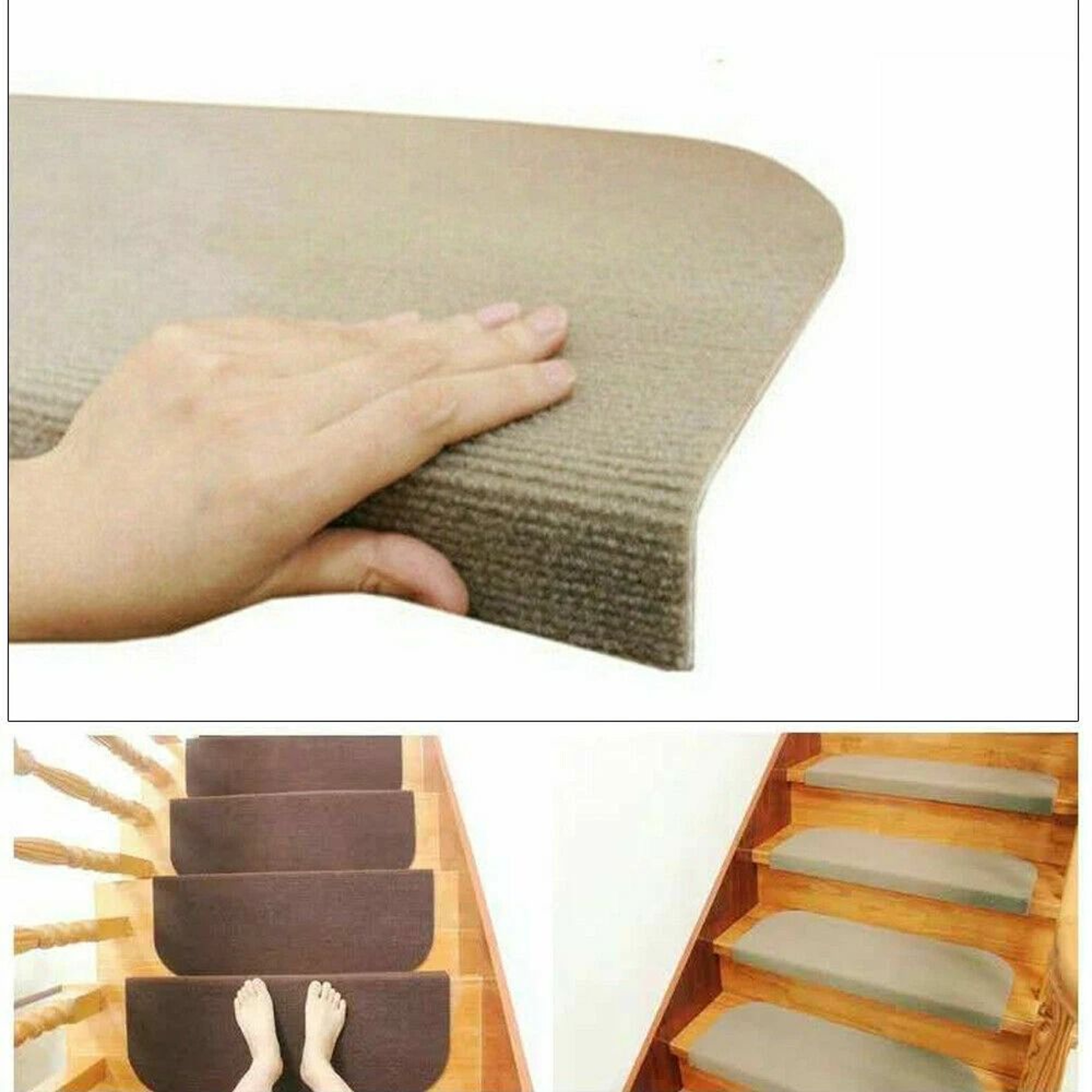 Premium Piece Non Slip Stair Treads Set Indoor Carpet Stair Runner Rugs For Safe Stylish Steps 9