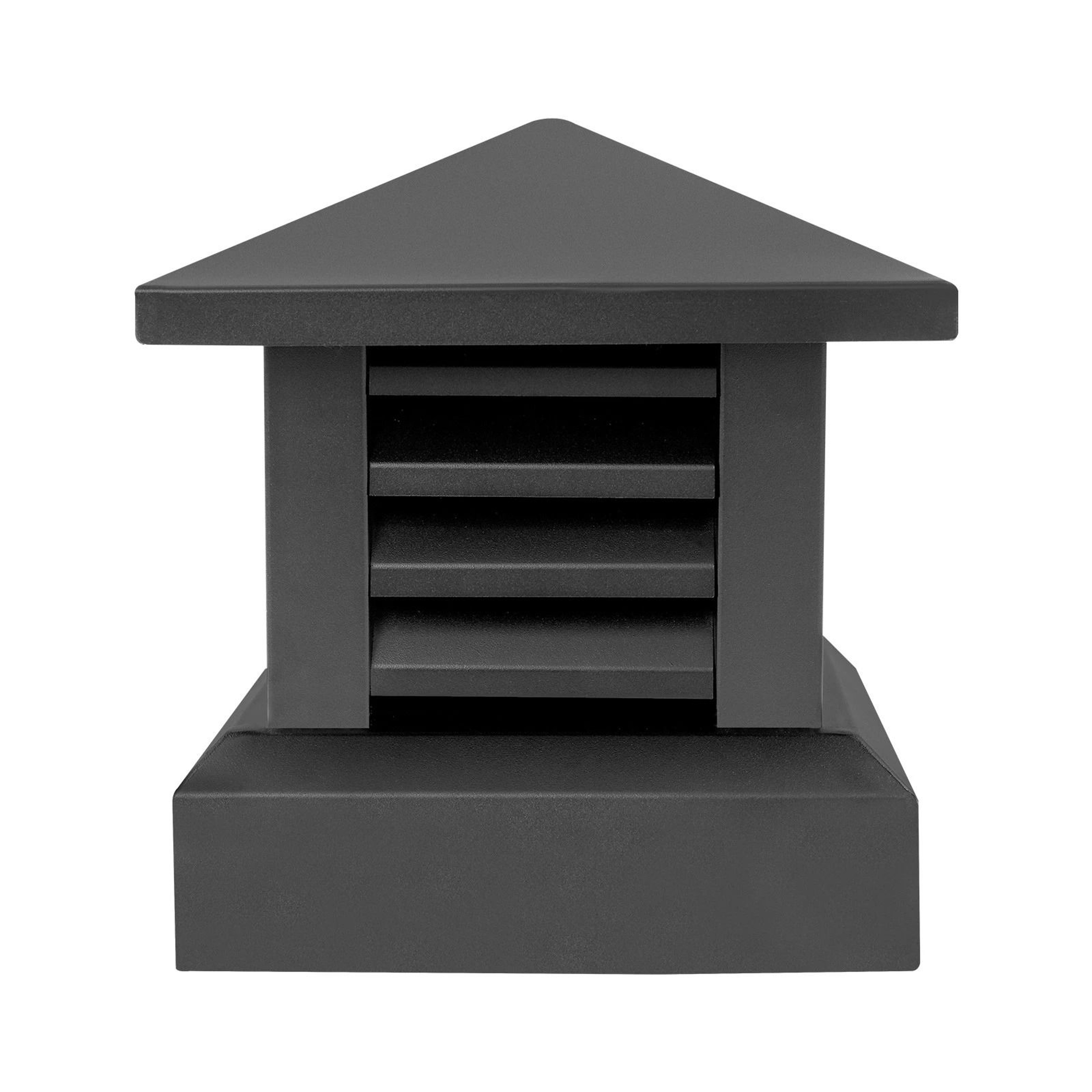 Premium Aluminum Chimney Cap  Chimney Cover Durable Black Fireplace Protection 4