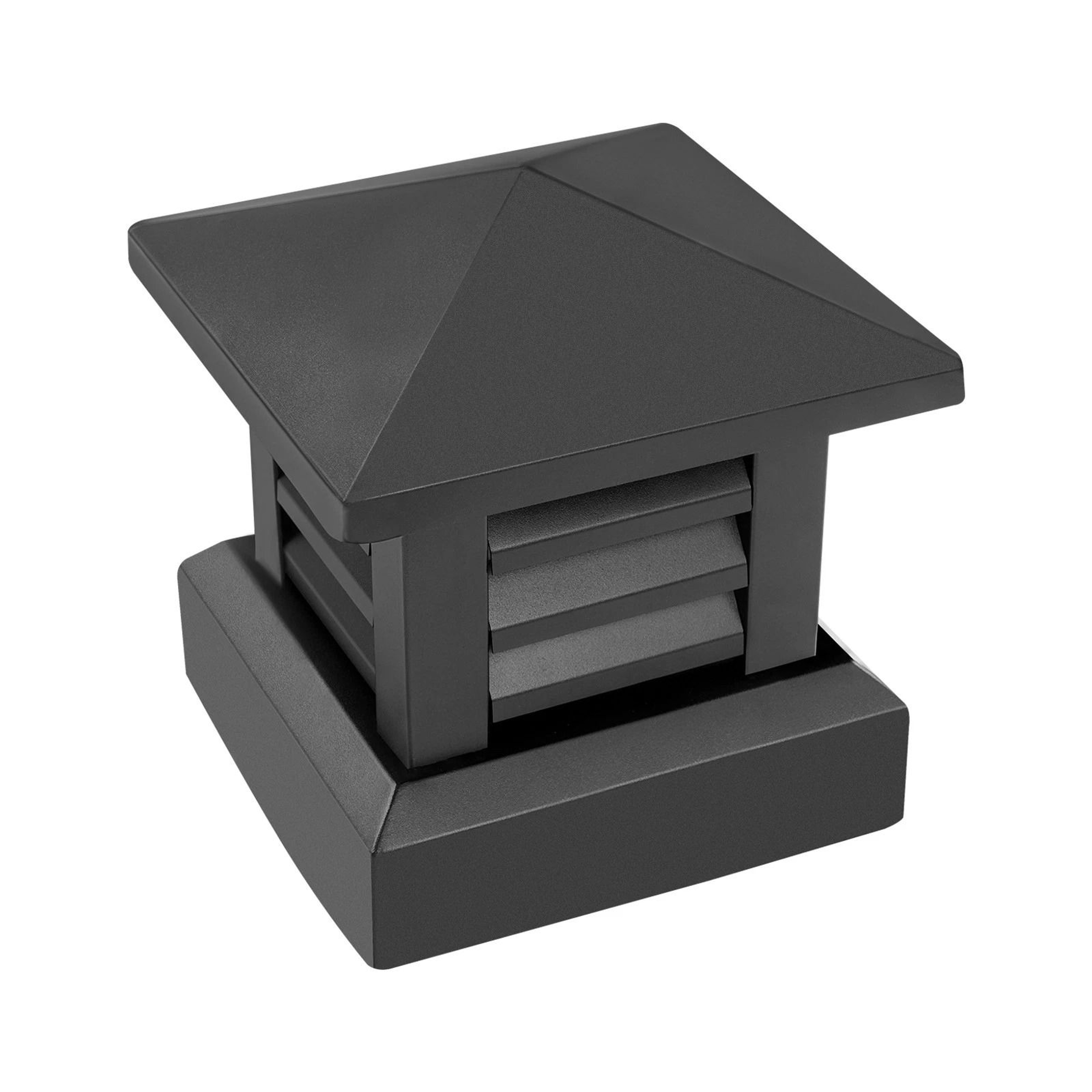 Premium Aluminum Chimney Cap  Chimney Cover Durable Black Fireplace Protection 5