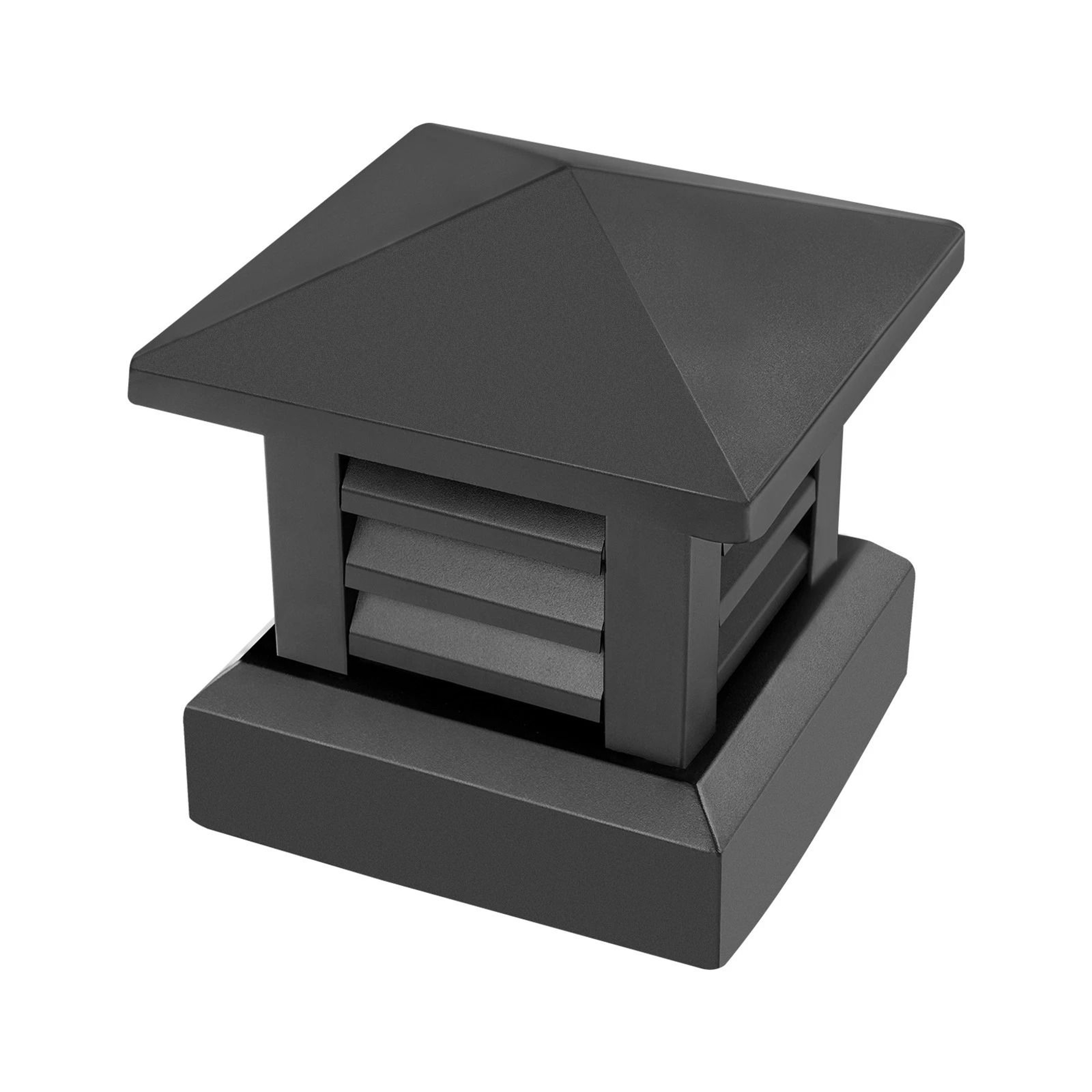Premium Aluminum Chimney Cap  Chimney Cover Durable Black Fireplace Protection 6