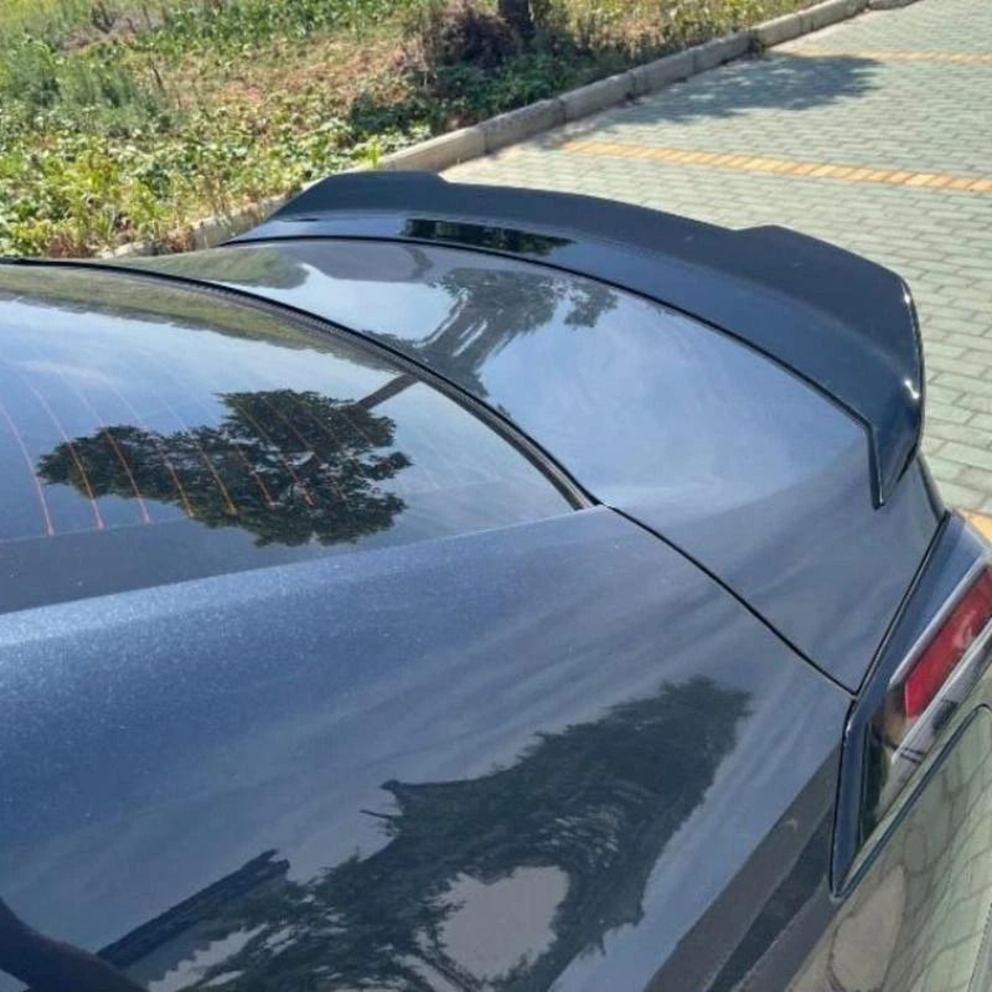 Premium Gloss Black Cadillac CT V Wing Spoiler High Kick Rear Duckbill Spoiler 7