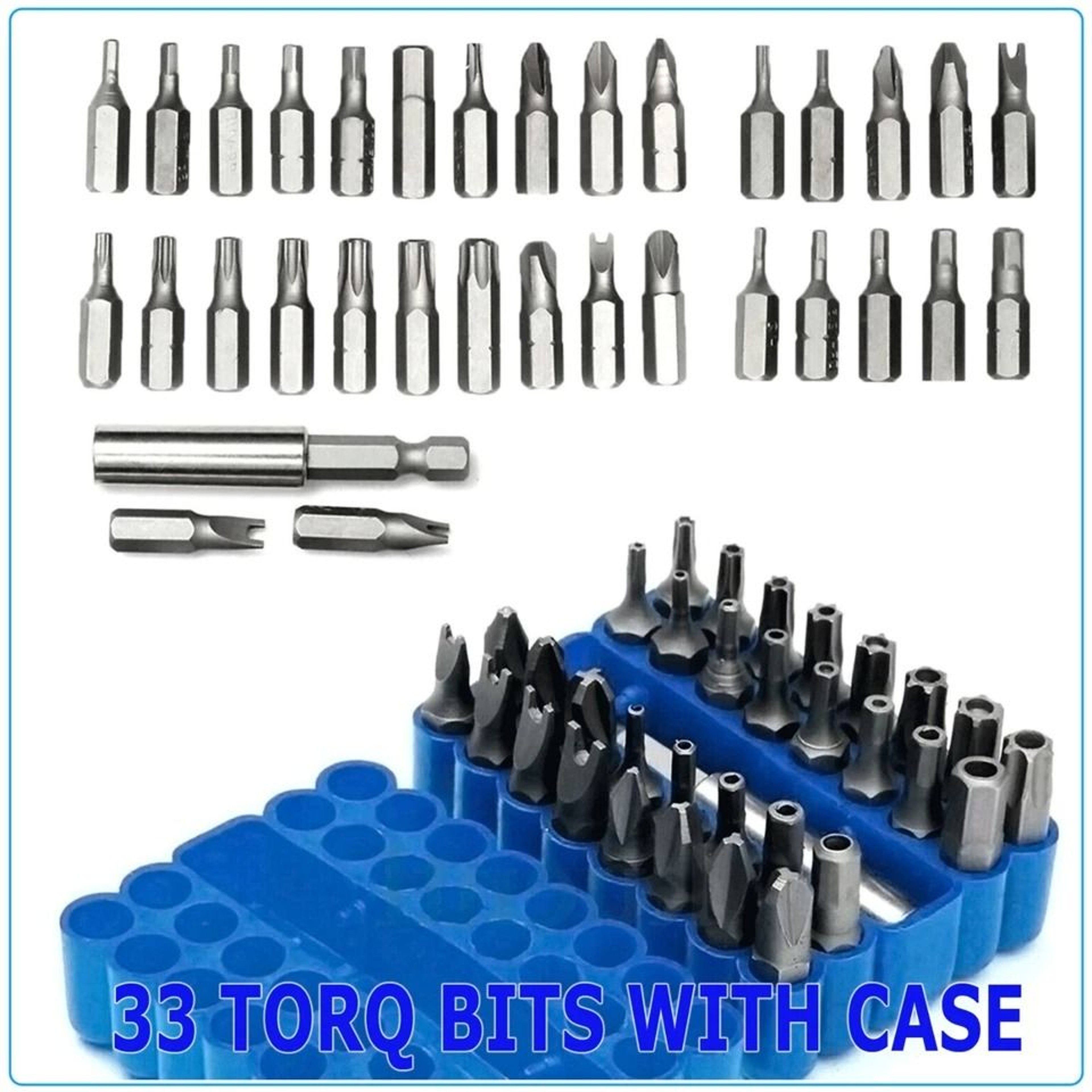 Tamper Proof Bit Set With Security Torx Hex Tri Wing Spanner Bits 1