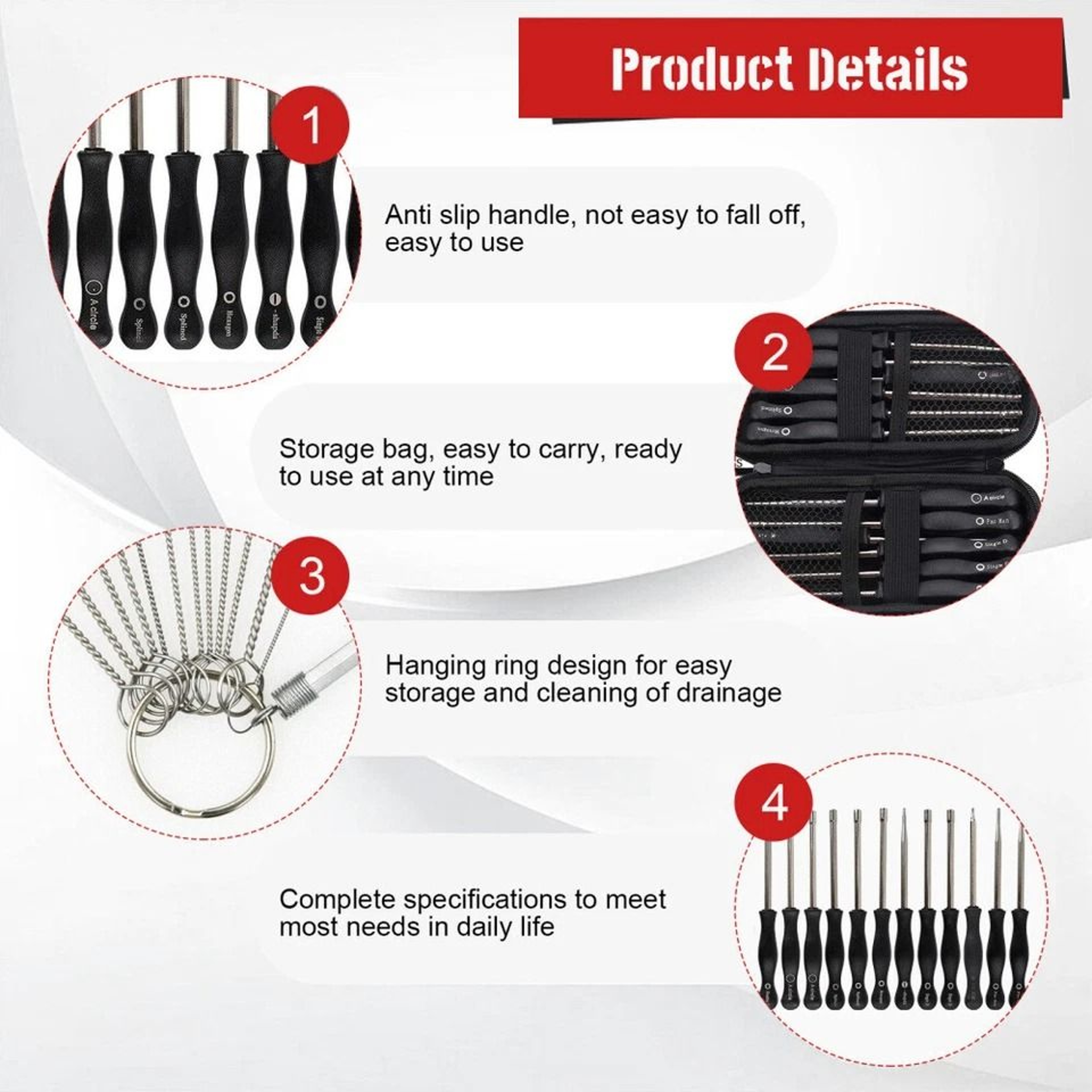 Pro Grade Carburetor Adjustment Tool Kit For Cycle Engines STIHL Husqvarna Echo Compatible 7