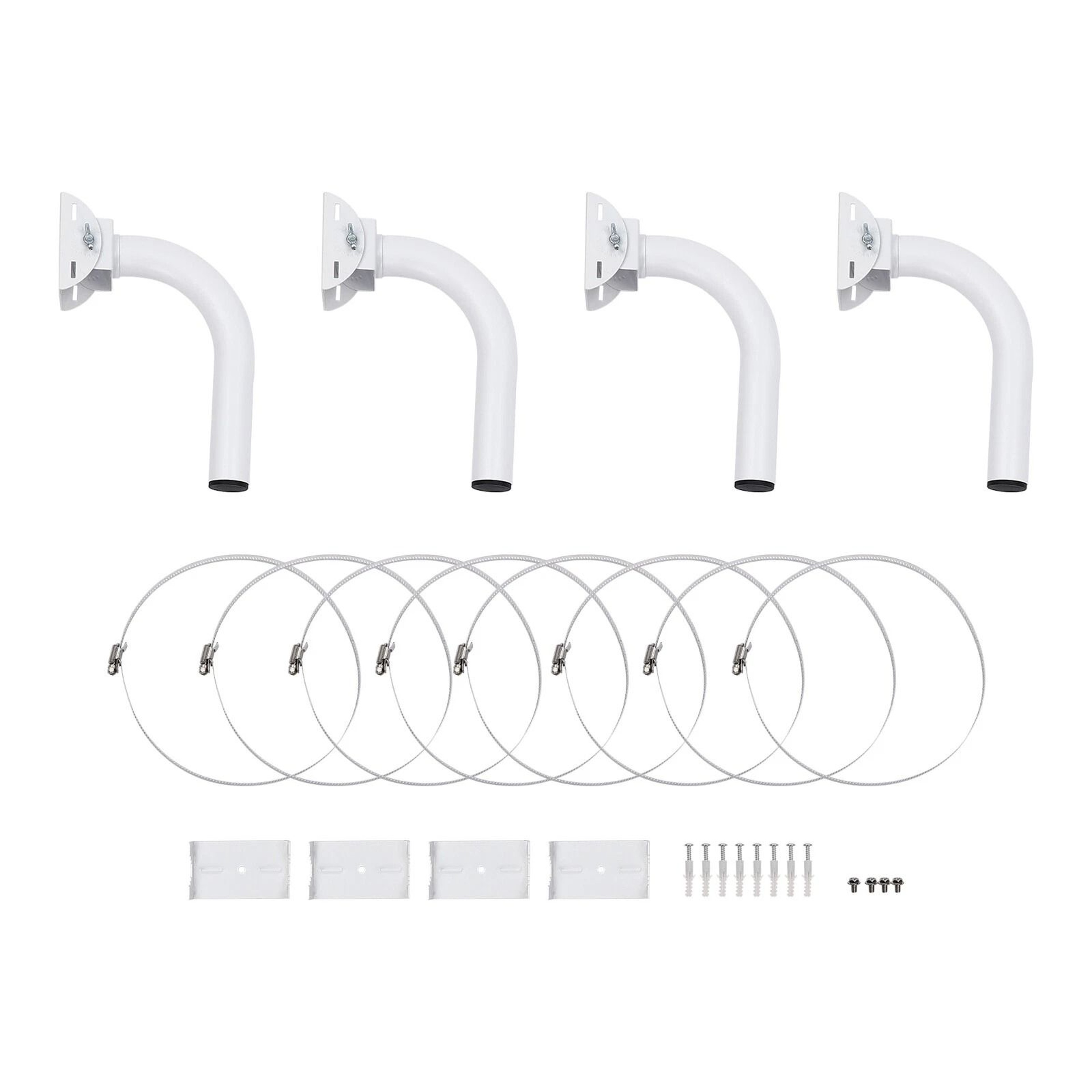 Outdoor Wireless Bridge Bracket Pole Mount Kit Pack 4