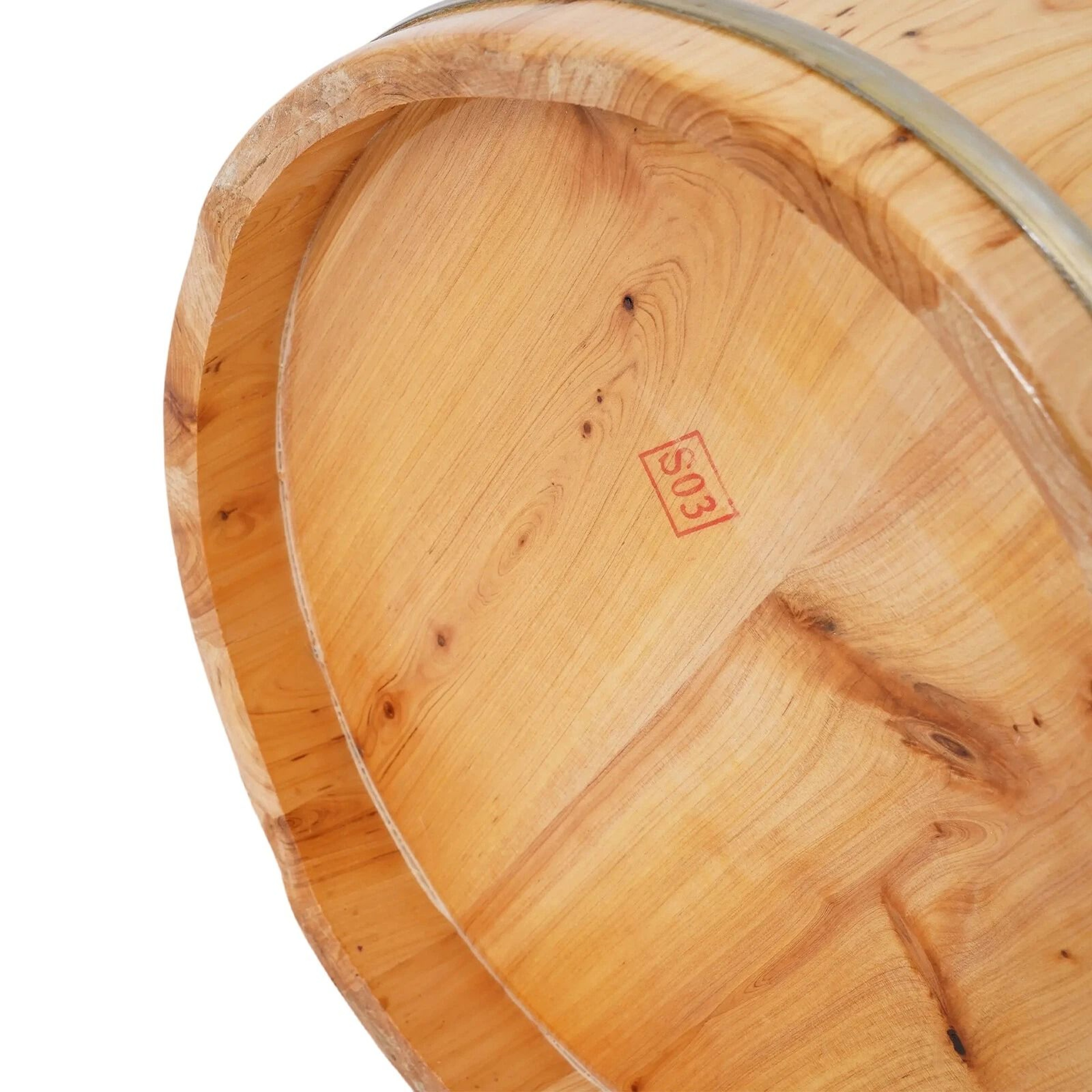 Premium Wooden Foot Bath Tub With Stool  Cover Deep Relaxing Foot Bath Bucket 4