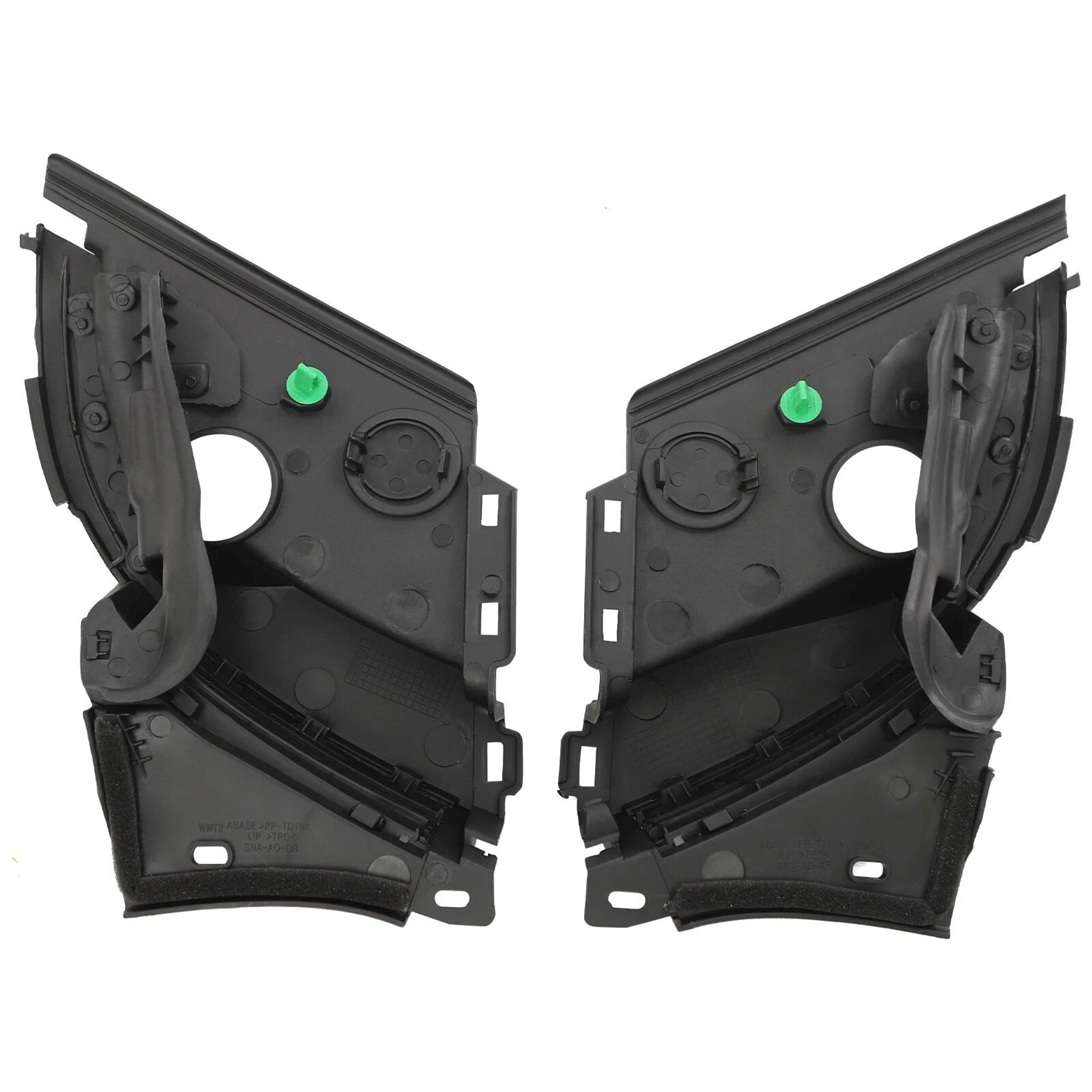 Honda Civic Cowl Cover Wiper Trim Set Black 10