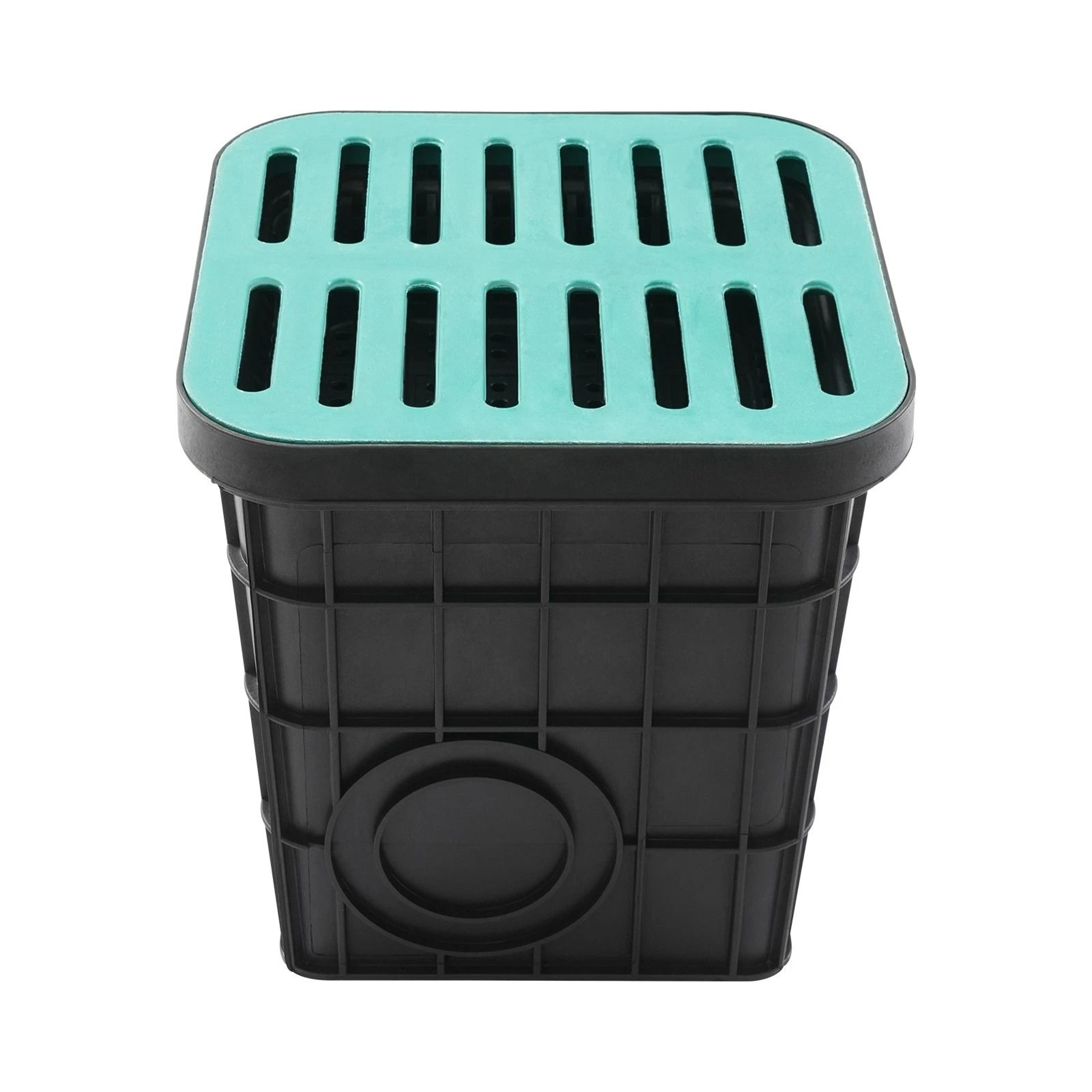 Large Yard Catch Basin With Grate And Debris Basket Heavy Duty Lawn Drainage System 10