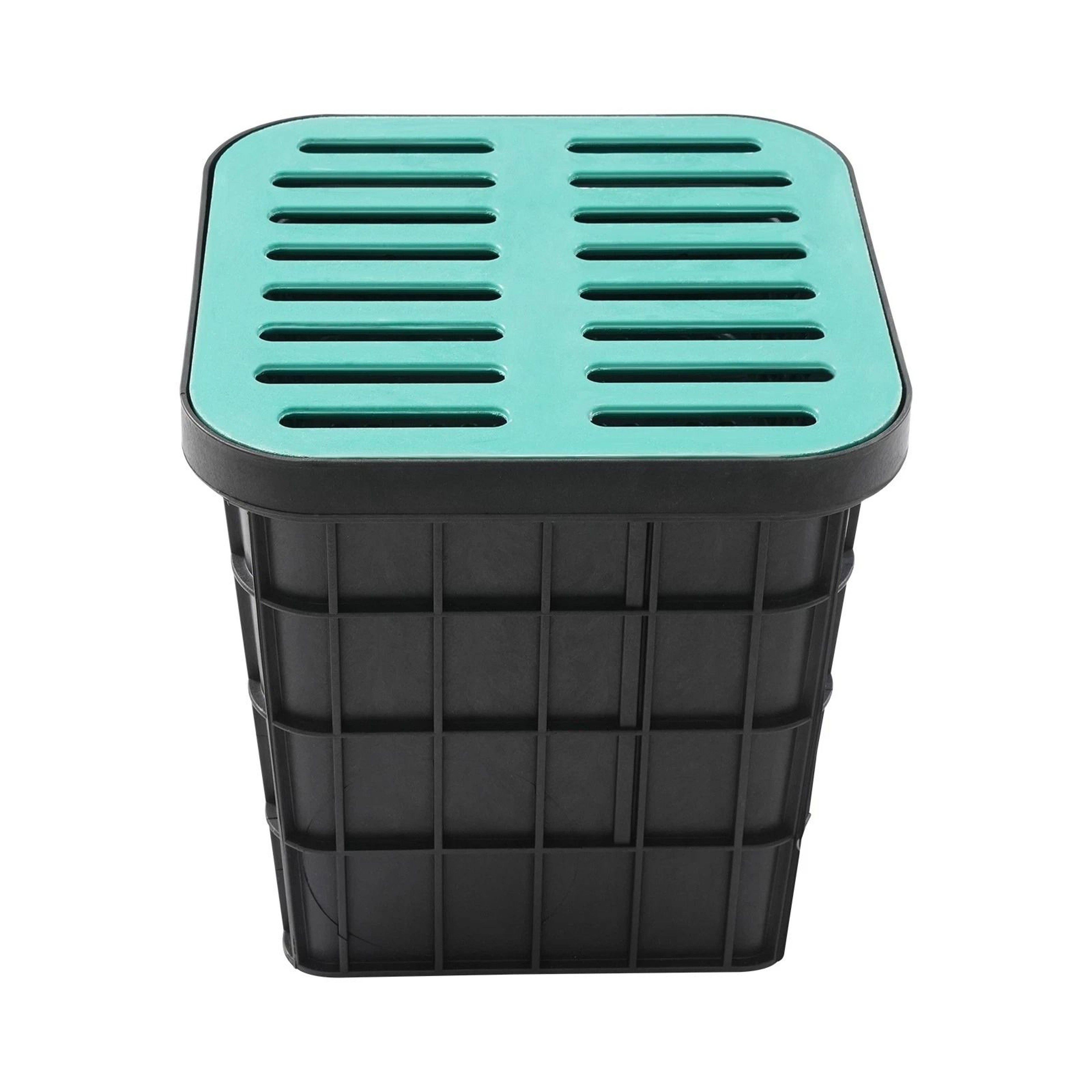 Large Yard Catch Basin With Grate And Debris Basket Heavy Duty Lawn Drainage System 11