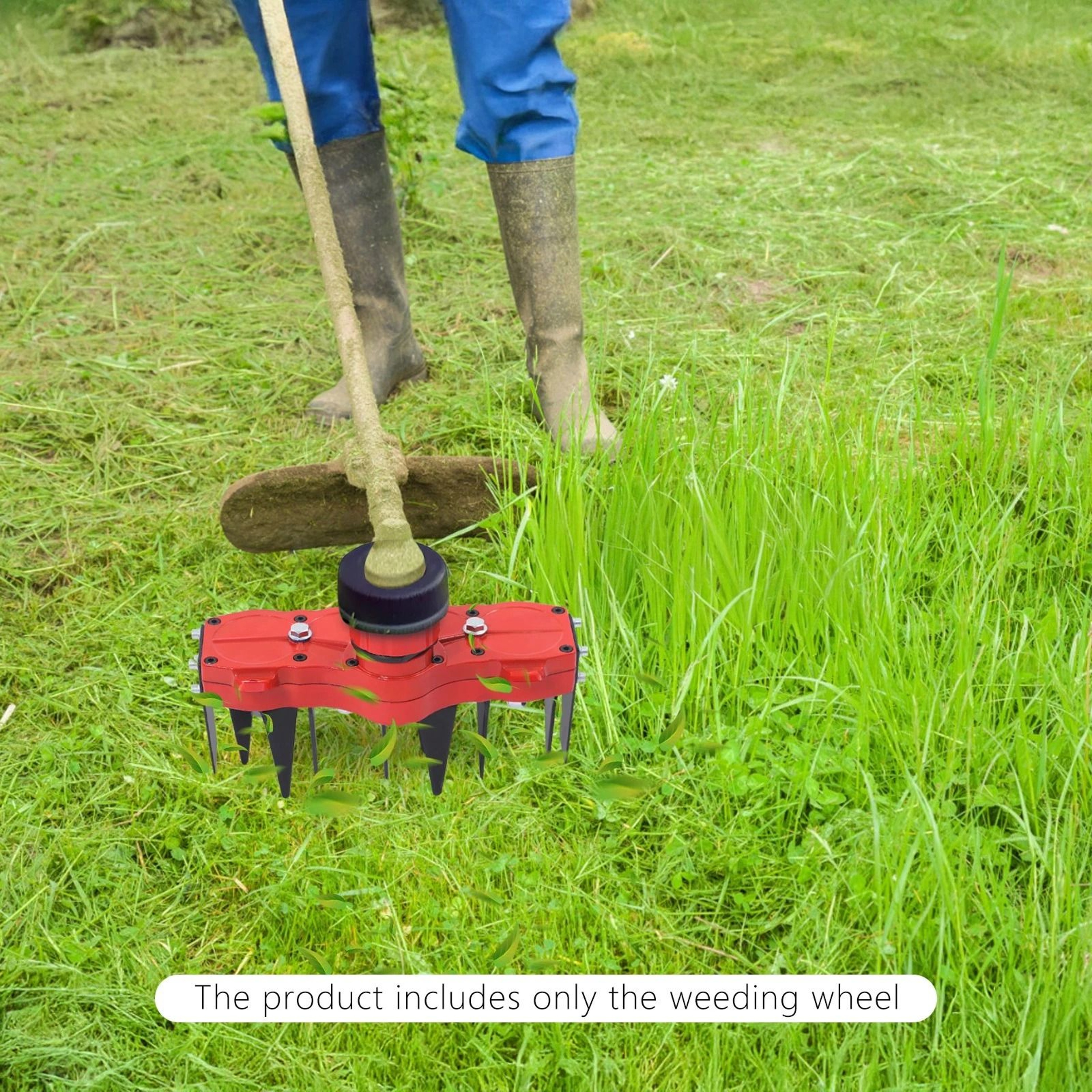 Weeding Wheel Multi Function Lawn Edger And Heavy Duty Grass Remover Tool Attachment For String Tri 4