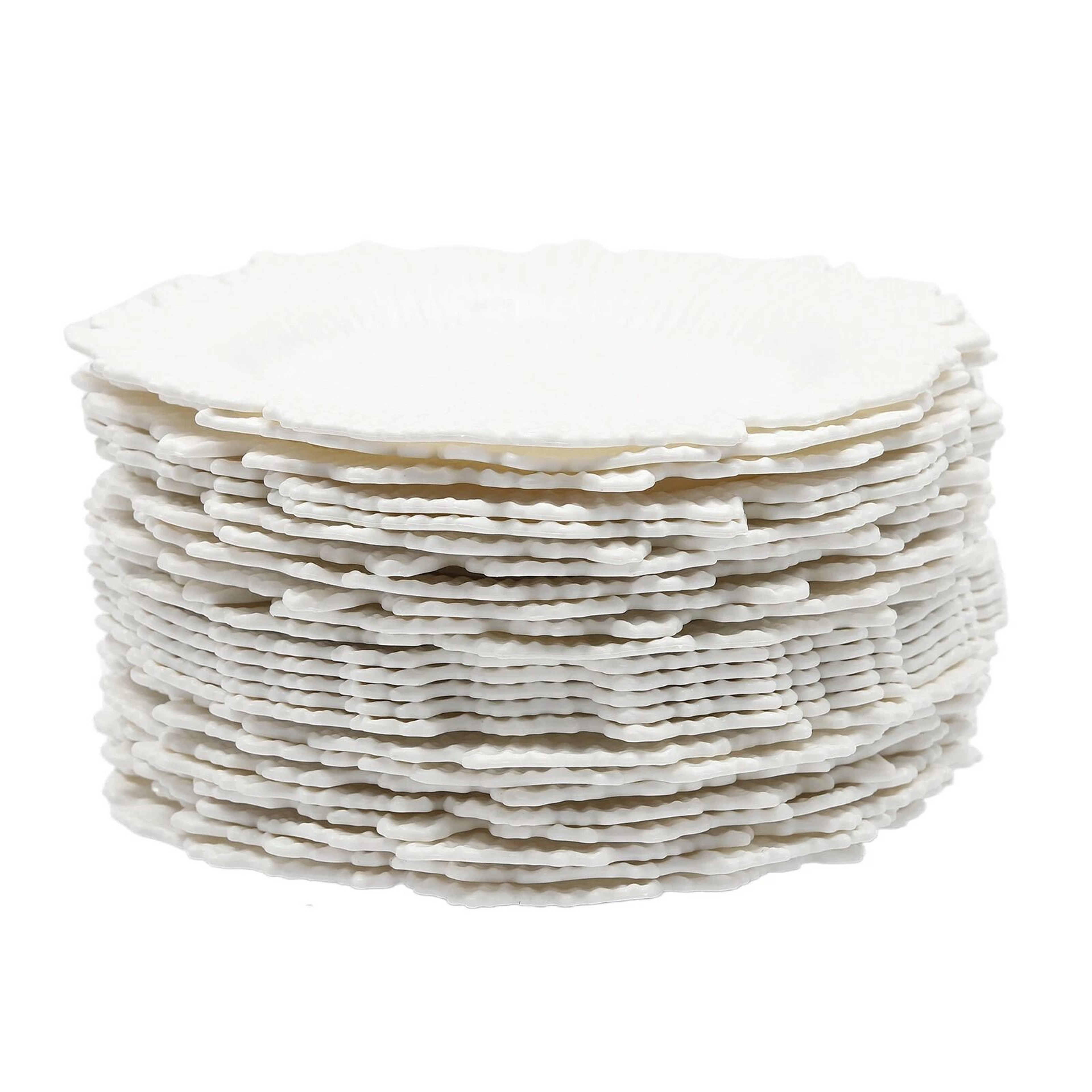 Premium Piece Plastic Party Plates Set For Wedding  Banquet Dinner Tableware 2