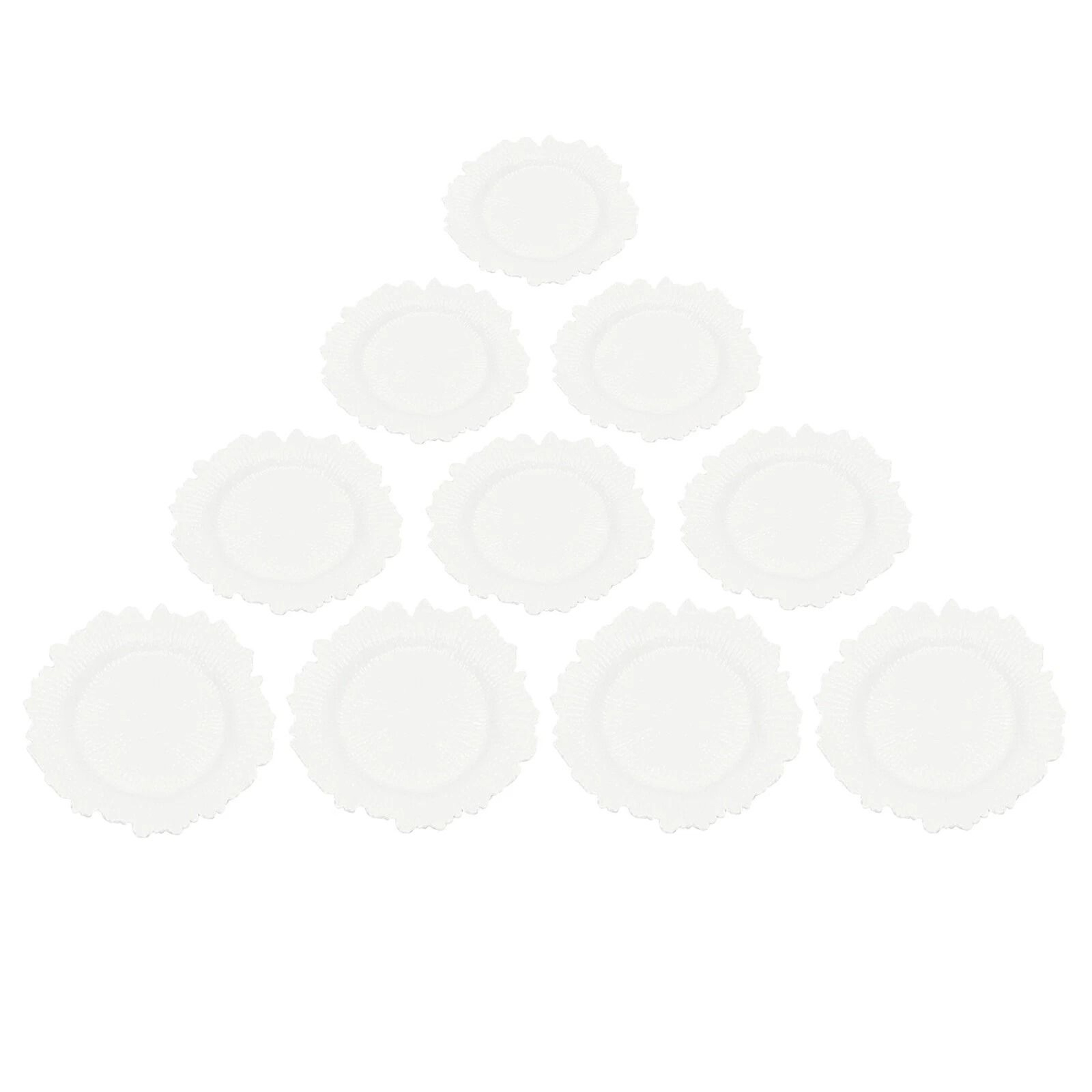 Premium Piece Plastic Party Plates Set For Wedding  Banquet Dinner Tableware 6
