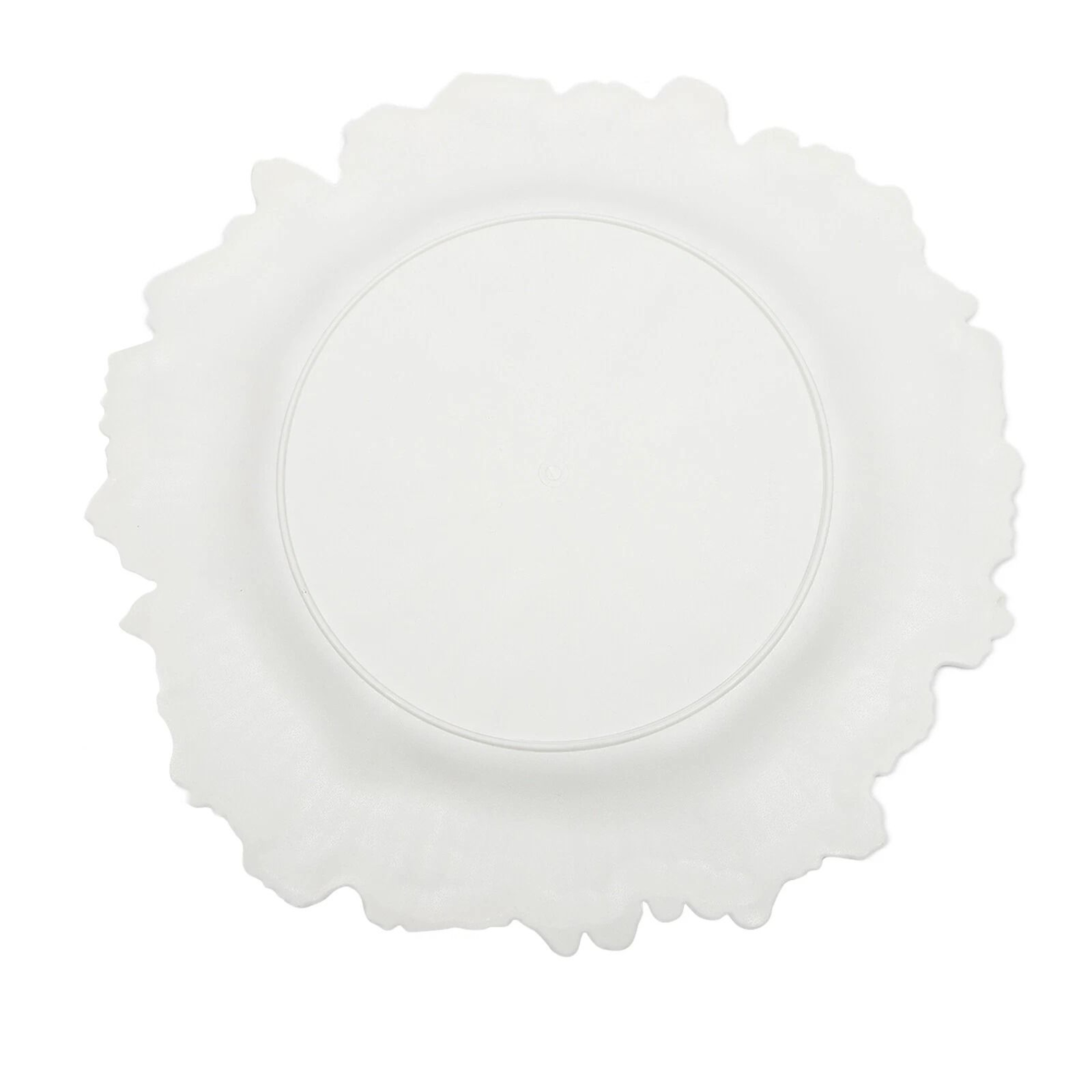 Premium Piece Plastic Party Plates Set For Wedding  Banquet Dinner Tableware 11