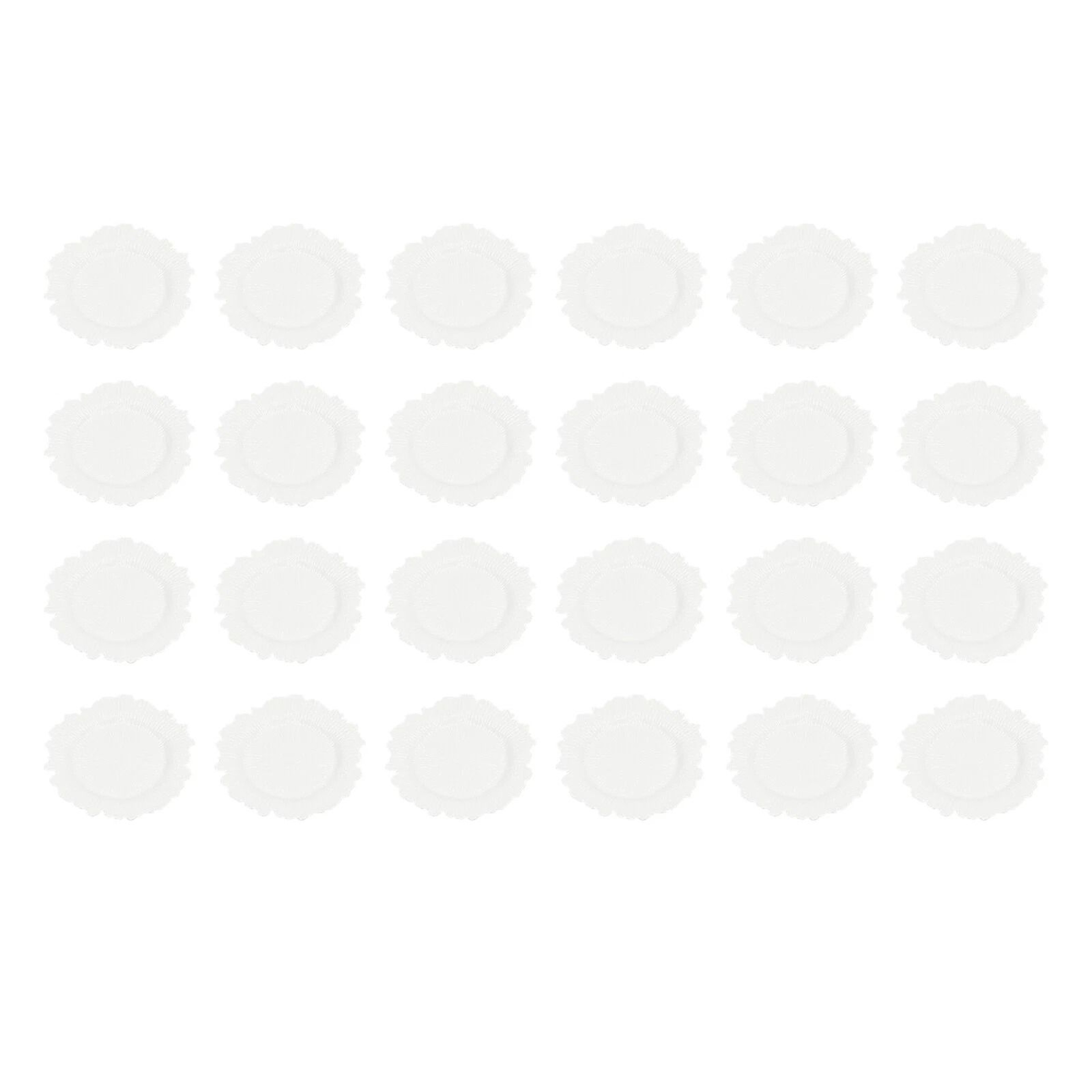 Premium Piece Plastic Party Plates Set For Wedding  Banquet Dinner Tableware 12