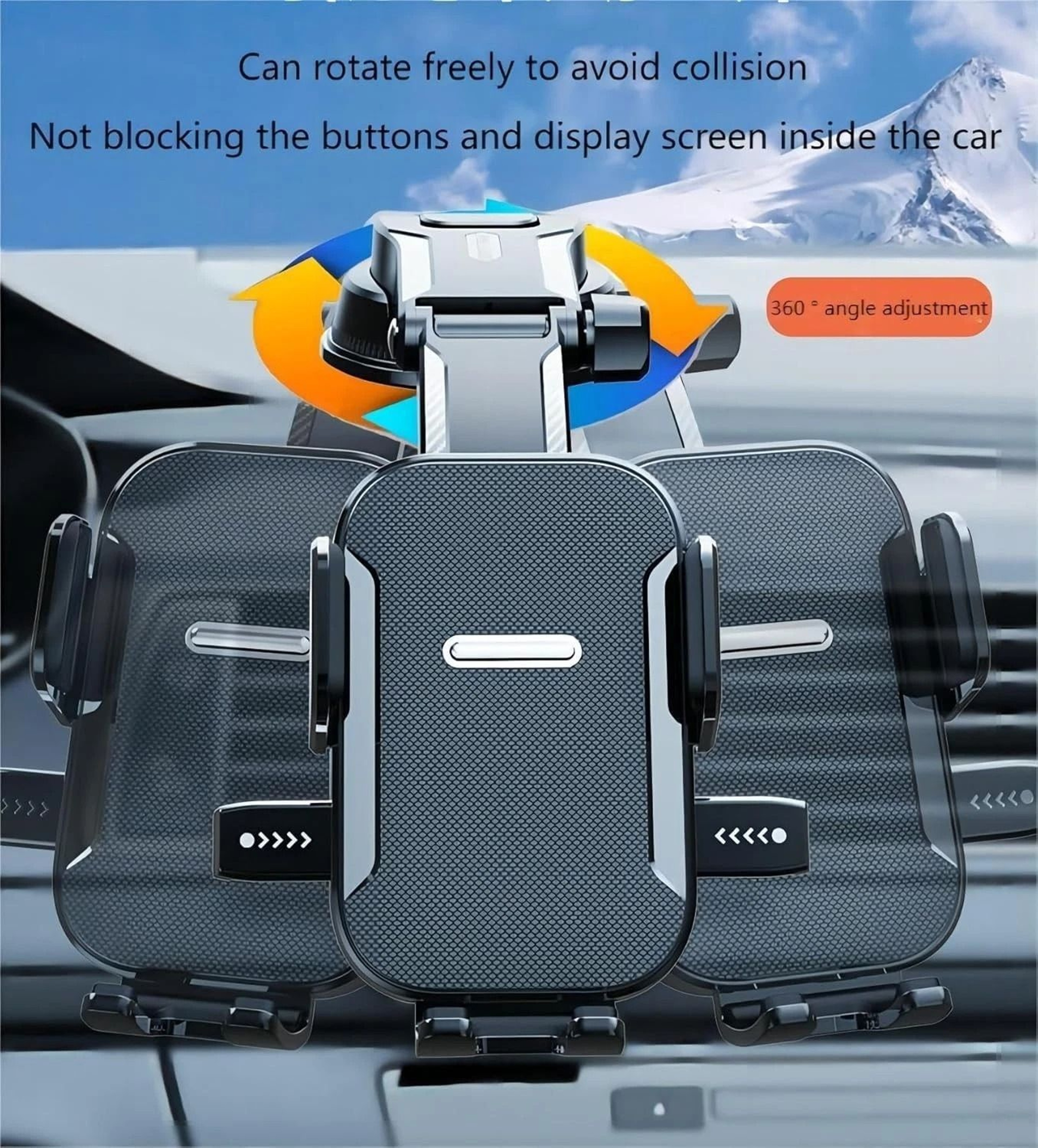 Universal Suction Cup Car Phone Holder Mount Dashboard  Windshield Phone Mount 9